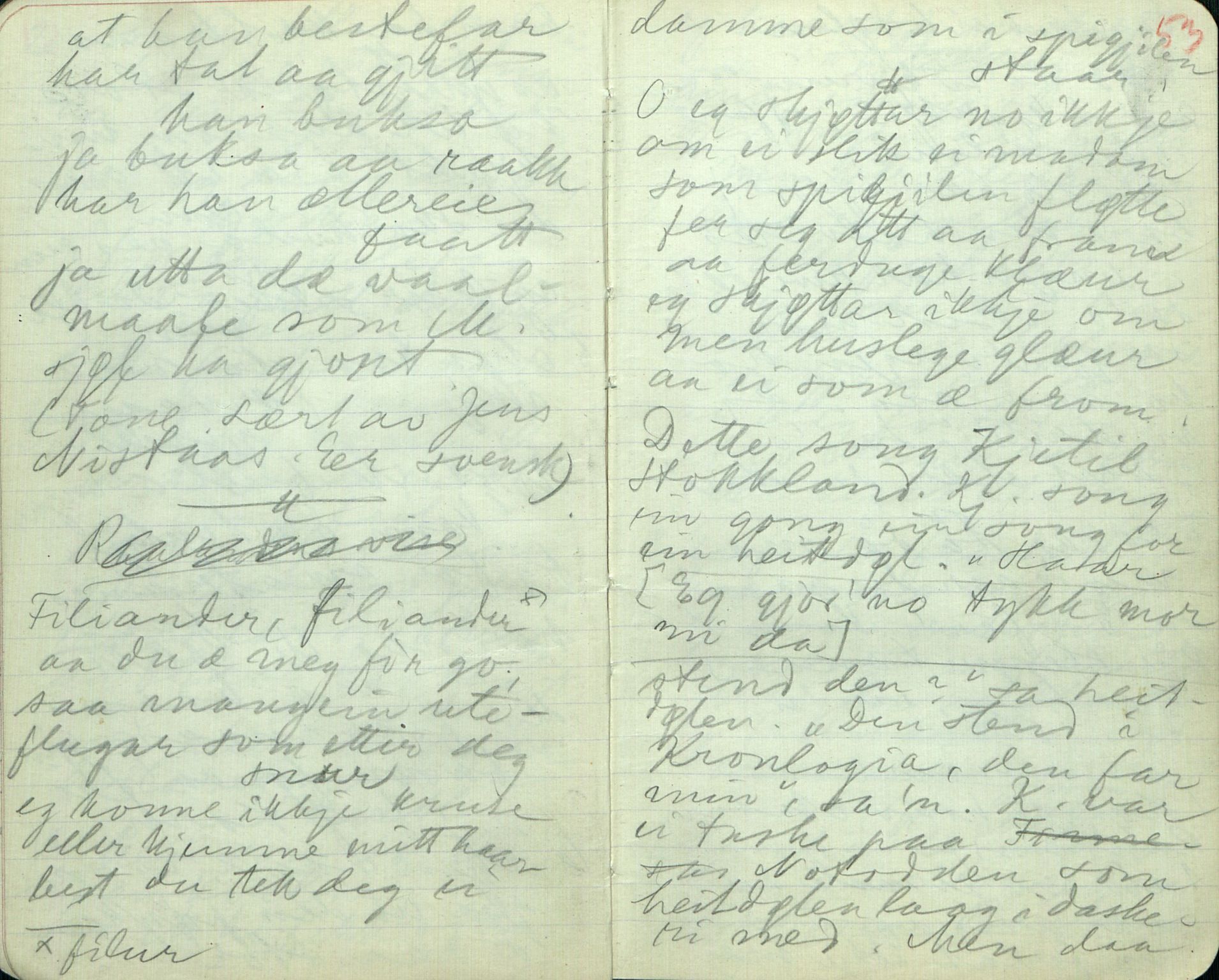Rikard Berge, TEMU/TGM-A-1003/F/L0011/0003: 381-399 / 383 Oppskrifter frå Heddal, Bø, Sauherad, 1918-1919, p. 52-53