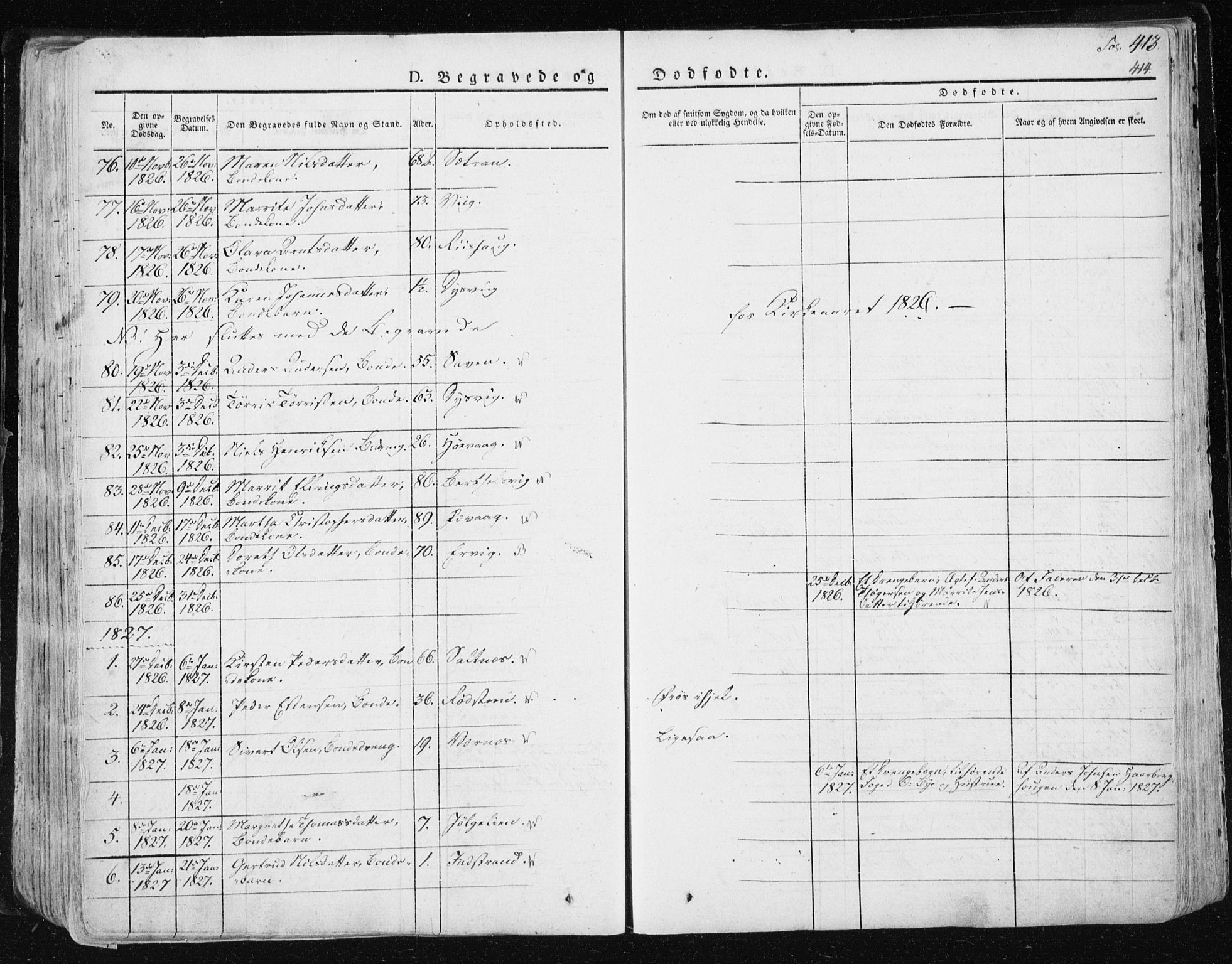 Ministerialprotokoller, klokkerbøker og fødselsregistre - Sør-Trøndelag, SAT/A-1456/659/L0735: Parish register (official) no. 659A05, 1826-1841, p. 413