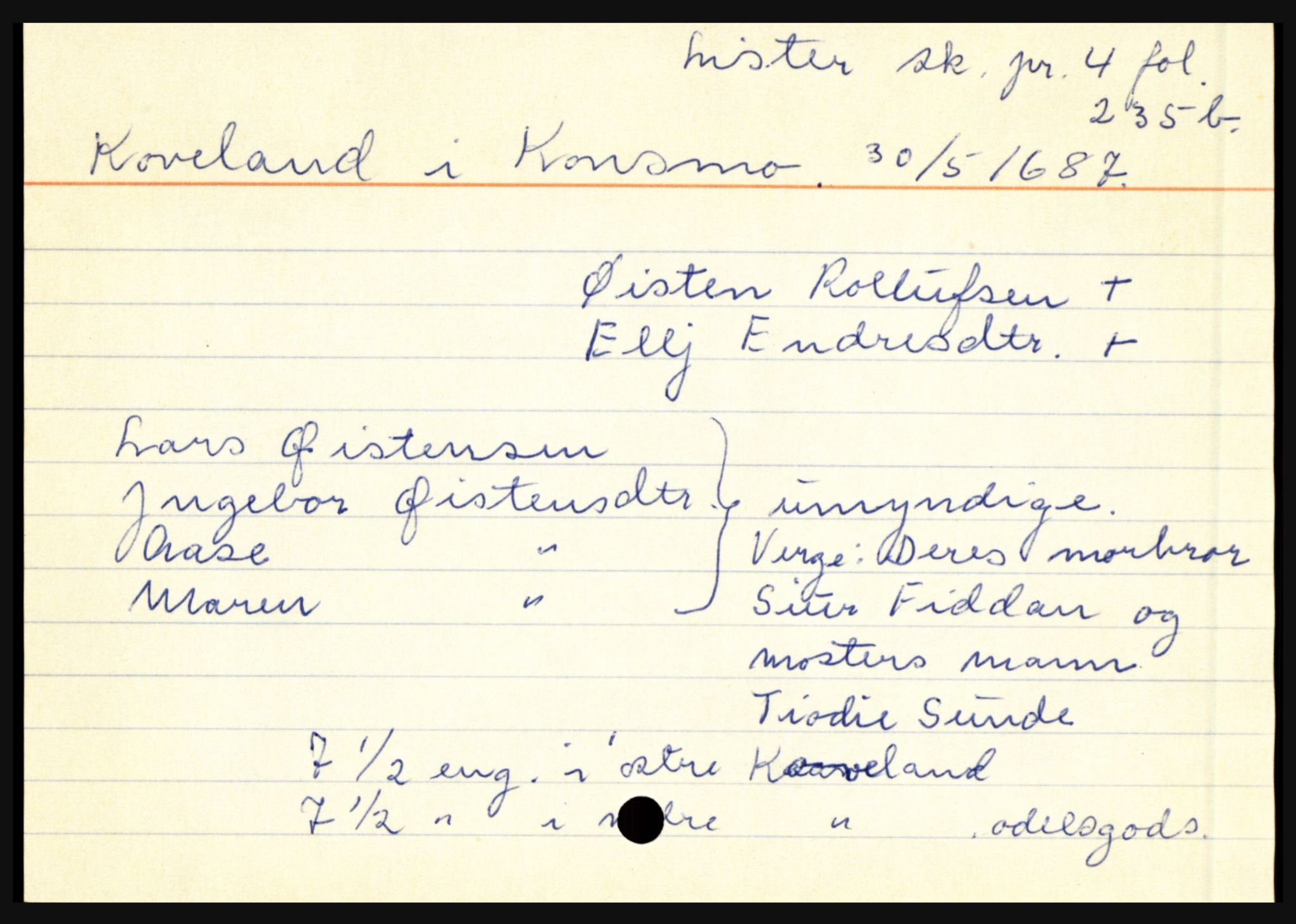 Lister sorenskriveri, AV/SAK-1221-0003/H, p. 20805