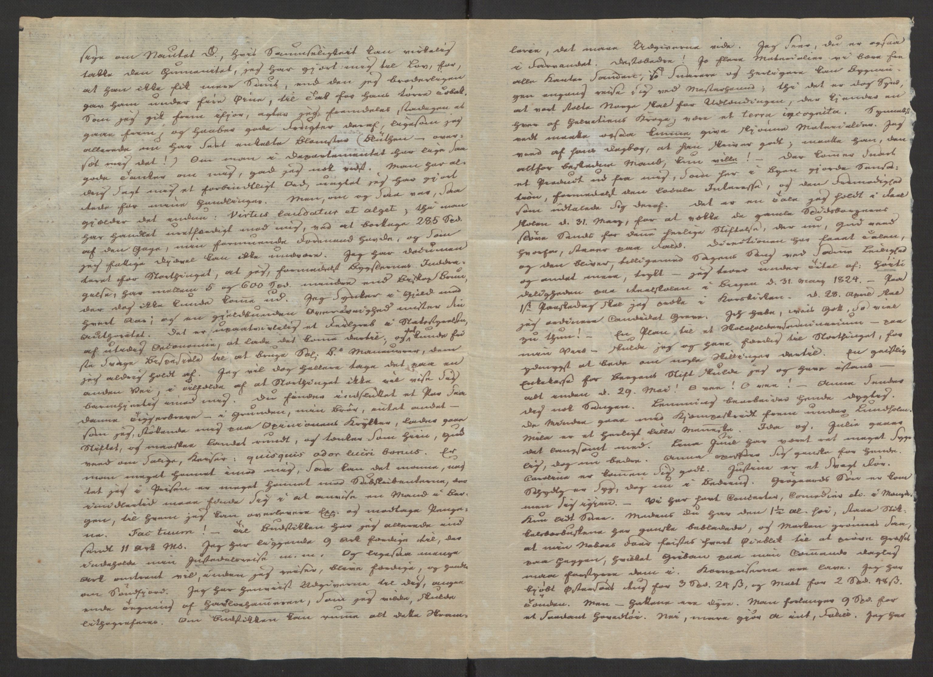 Blom, Gustav Peter, AV/RA-PA-0568/F/L0001/0002: Brev og manuskripter / Brev fra bl.a. Esmarch, Løvenskiold, Wedel Jarlsberg, Schwach, Grøgaard, Neumann, Hans Jørgen Blom, 1812-1863, p. 12