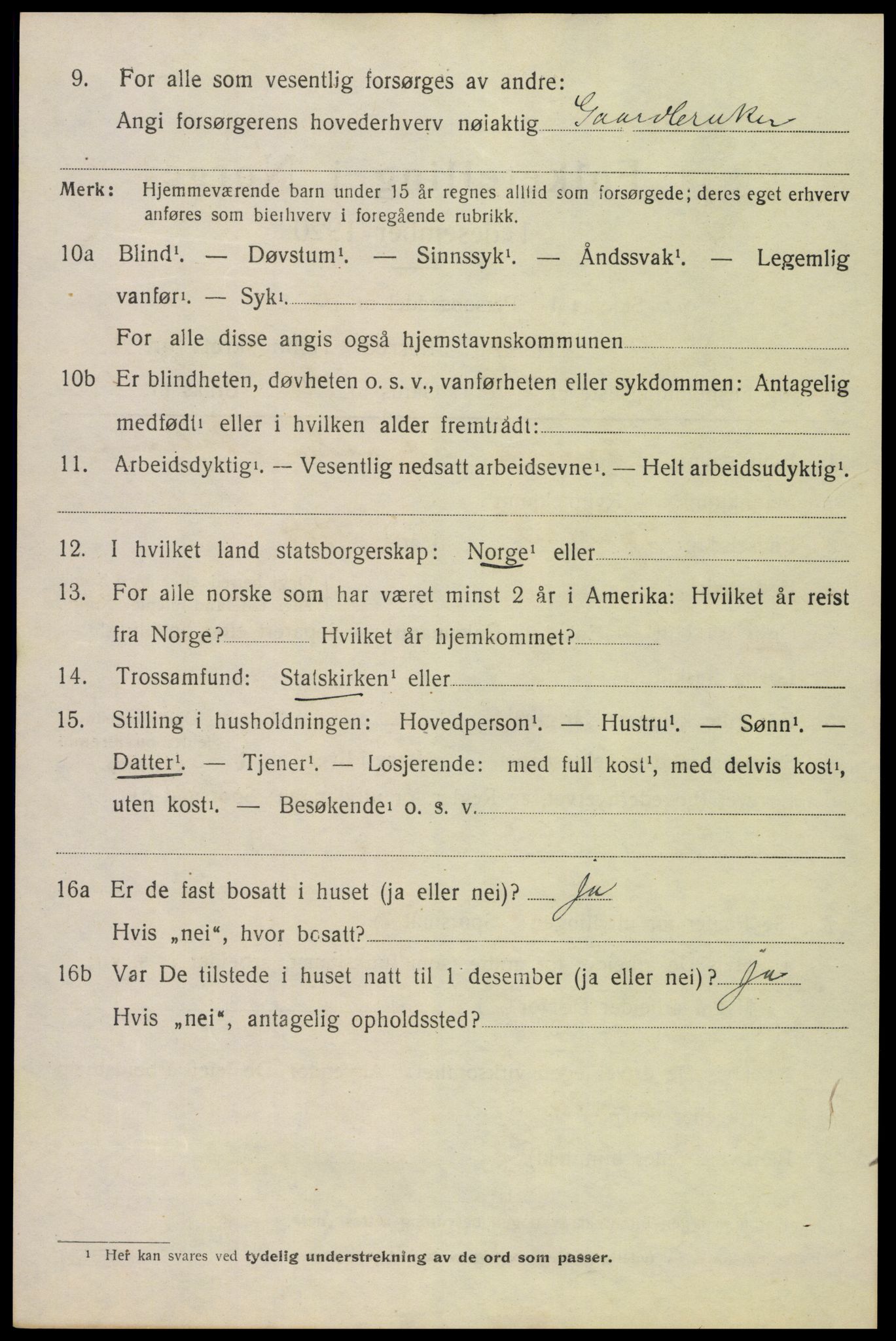 SAH, 1920 census for Vang (Hedmark), 1920, p. 17544