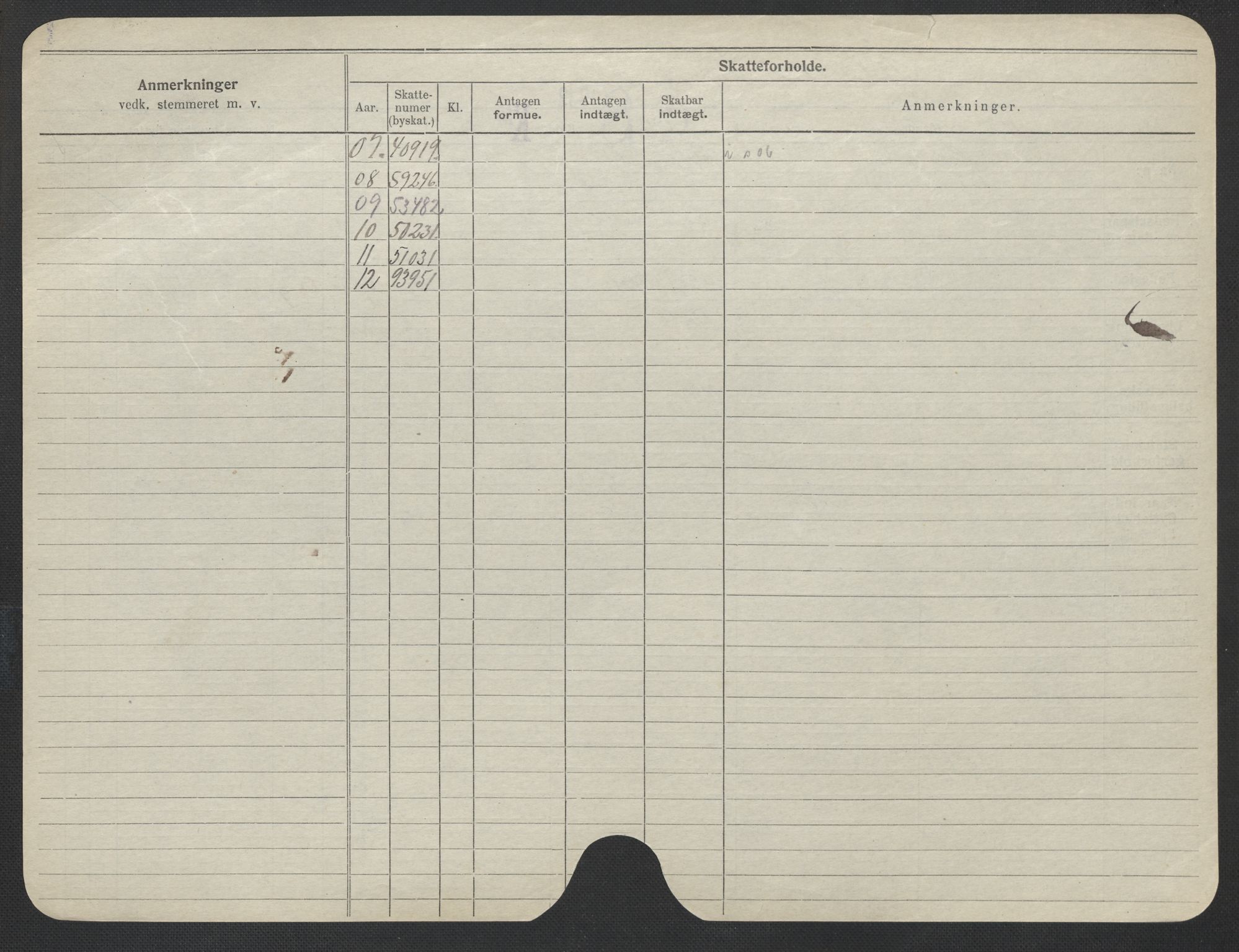 Oslo folkeregister, Registerkort, AV/SAO-A-11715/F/Fa/Fac/L0018: Kvinner, 1906-1914, p. 1148b