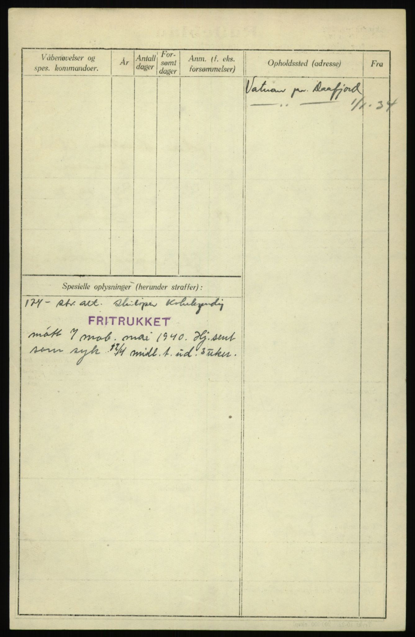 Forsvaret, Troms infanteriregiment nr. 16, AV/RA-RAFA-3146/P/Pa/L0017: Rulleblad for regimentets menige mannskaper, årsklasse 1933, 1933, p. 1270