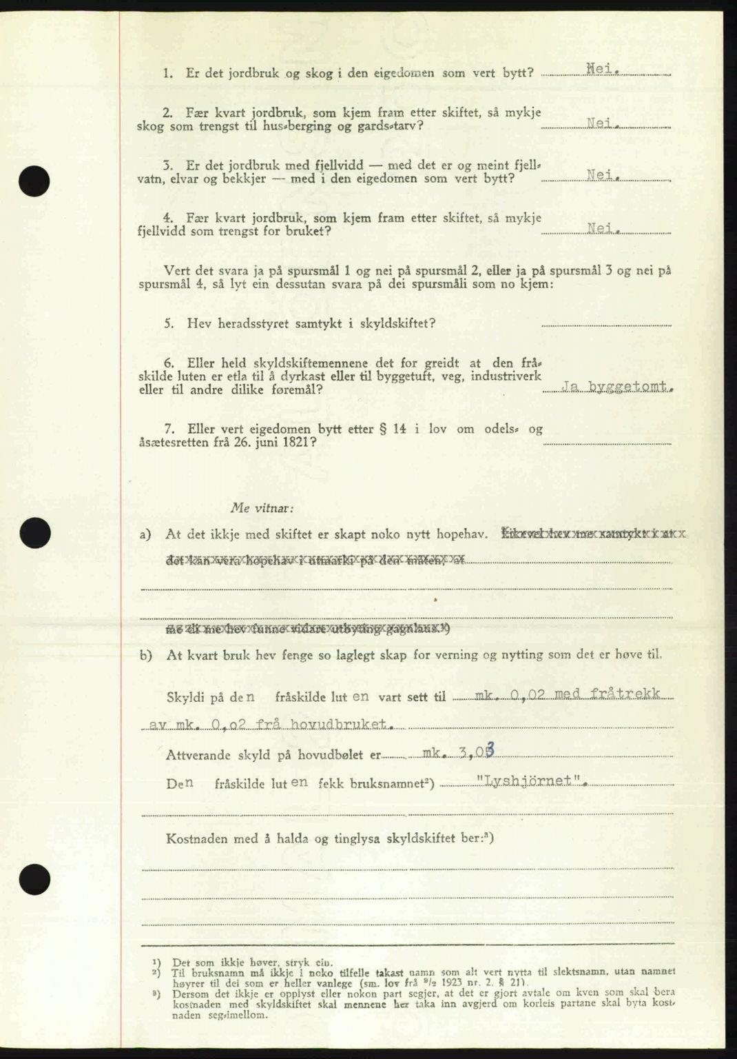 Indre Sogn tingrett, SAB/A-3301/1/G/Gb/Gbb/L0010: Mortgage book no. A10, 1949-1949, Diary no: : 710/1949