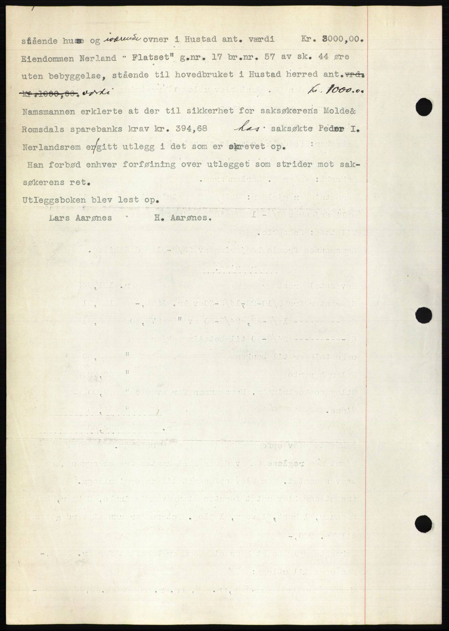 Romsdal sorenskriveri, AV/SAT-A-4149/1/2/2C/L0059: Mortgage book no. 53, 1931-1931, Deed date: 01.07.1931