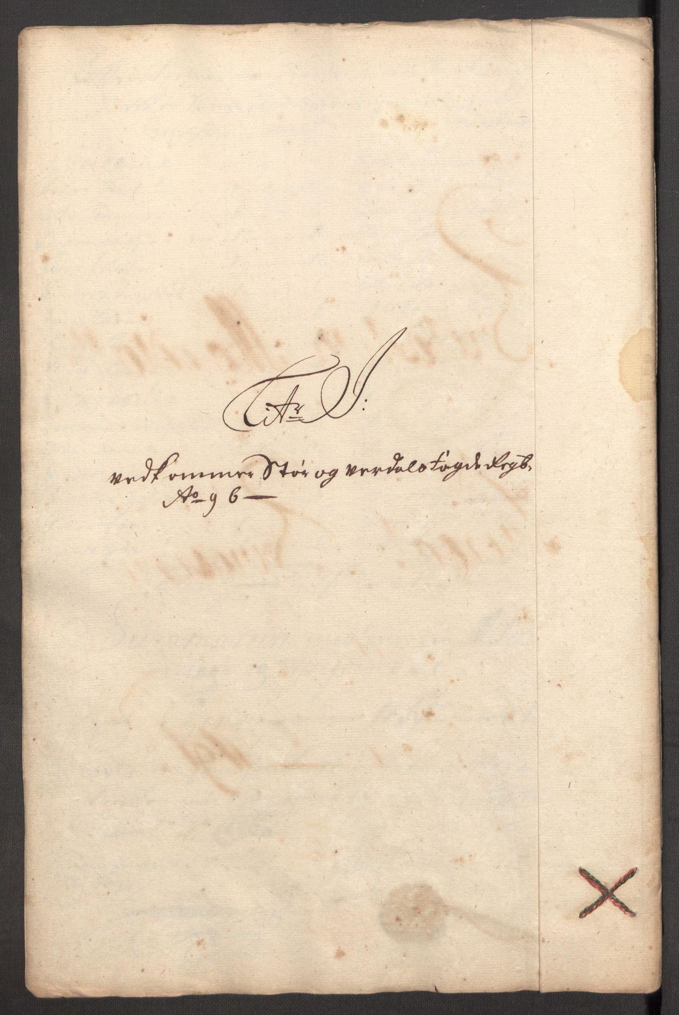 Rentekammeret inntil 1814, Reviderte regnskaper, Fogderegnskap, RA/EA-4092/R62/L4188: Fogderegnskap Stjørdal og Verdal, 1696, p. 130