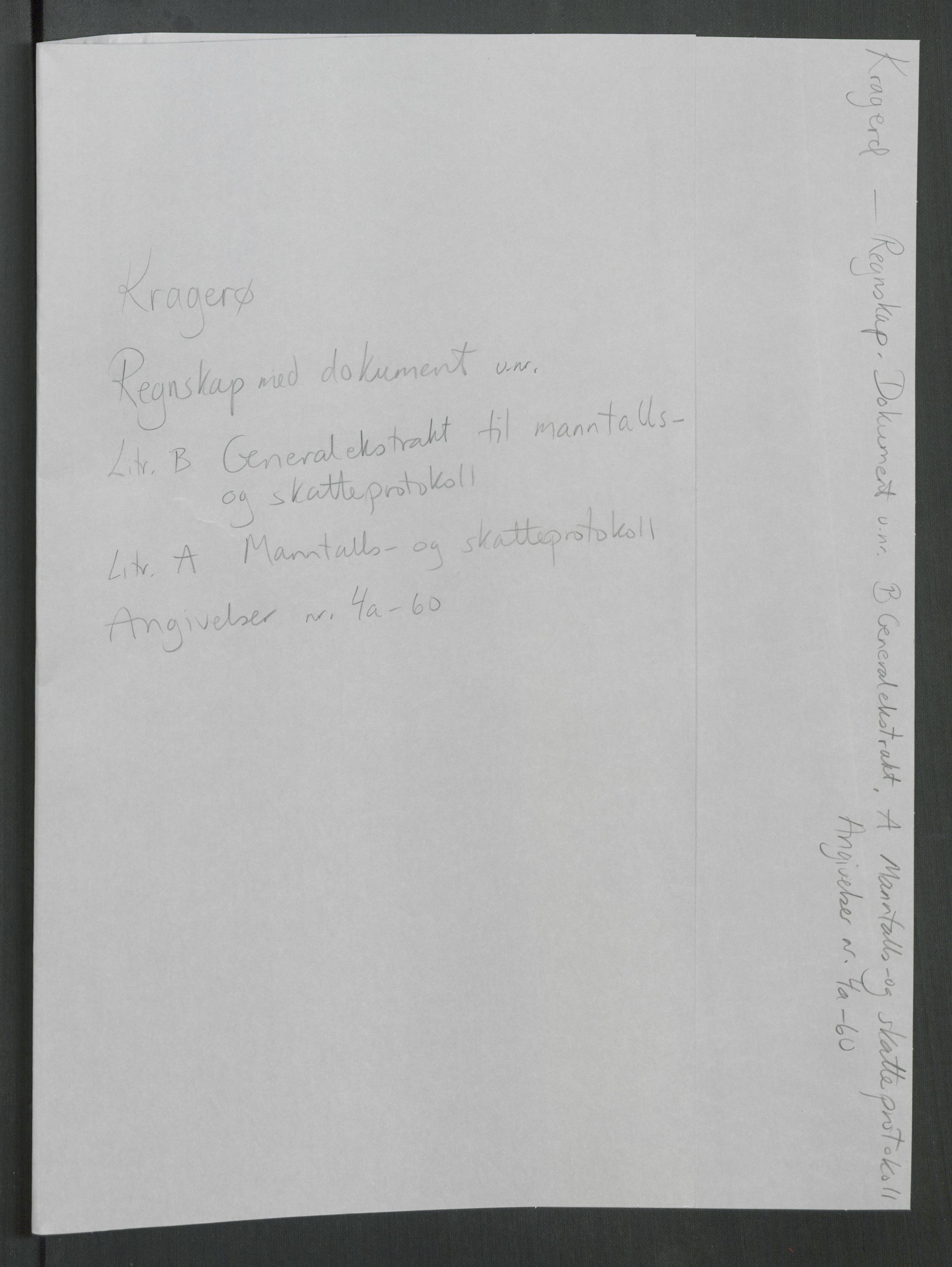 Rentekammeret inntil 1814, Reviderte regnskaper, Mindre regnskaper, AV/RA-EA-4068/Rf/Rfe/L0020: Kongsberg, Kragerø, Larvik, 1789, p. 176