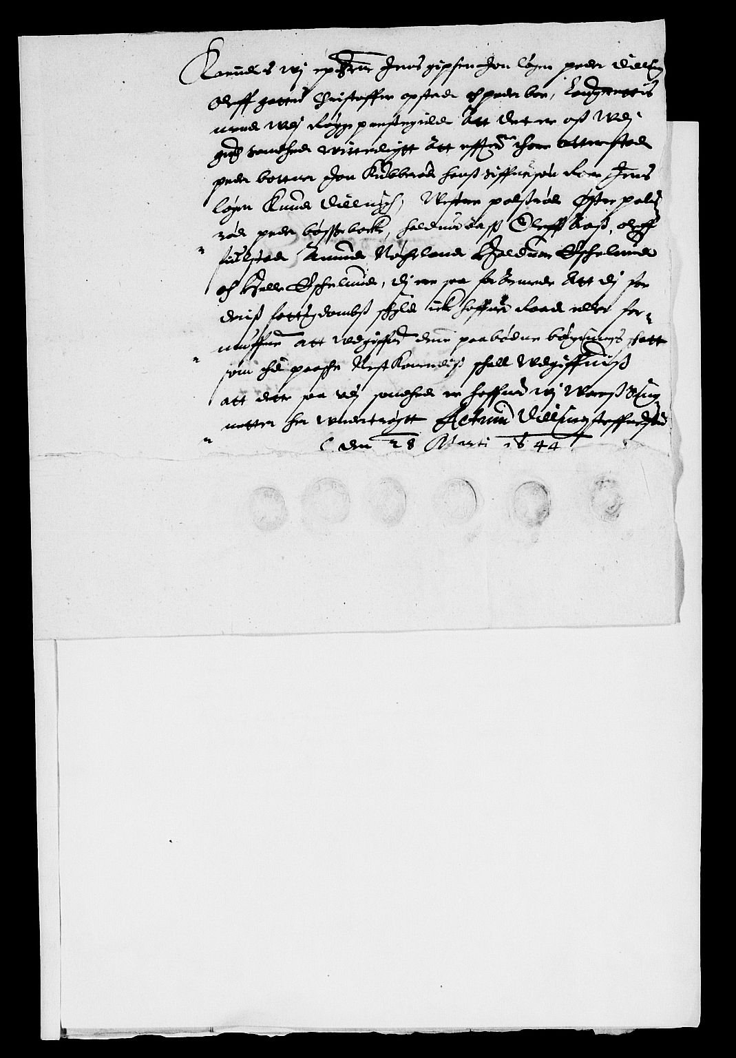 Rentekammeret inntil 1814, Reviderte regnskaper, Lensregnskaper, AV/RA-EA-5023/R/Rb/Rbg/L0007: Verne kloster len, 1623-1647