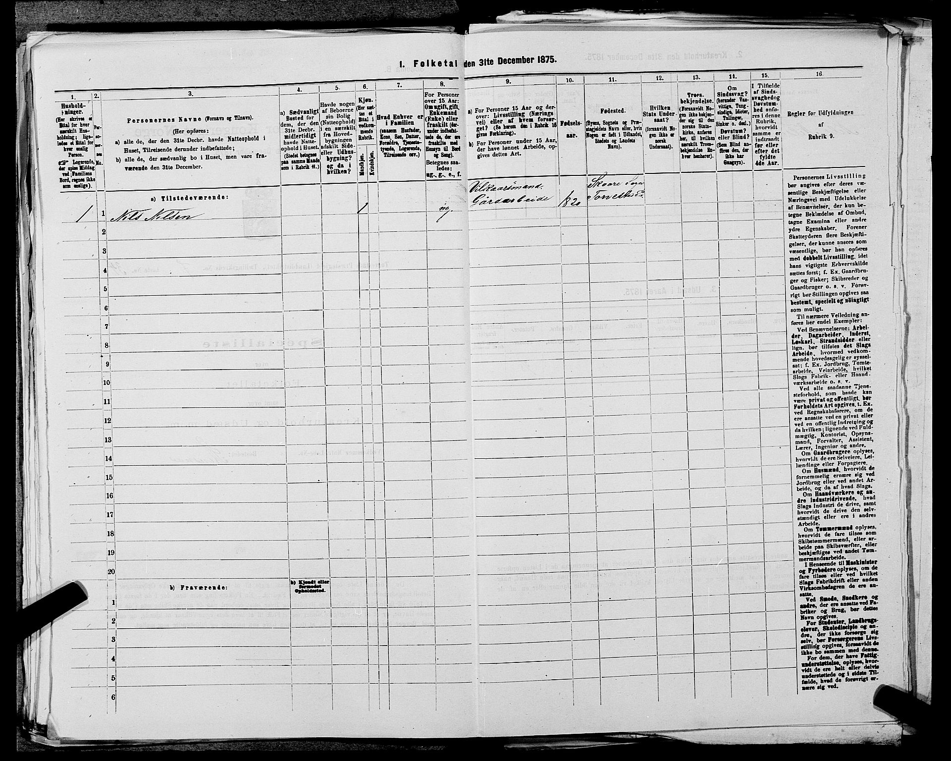 SAST, 1875 census for 1152L Torvastad/Torvastad, Skåre og Utsira, 1875, p. 968