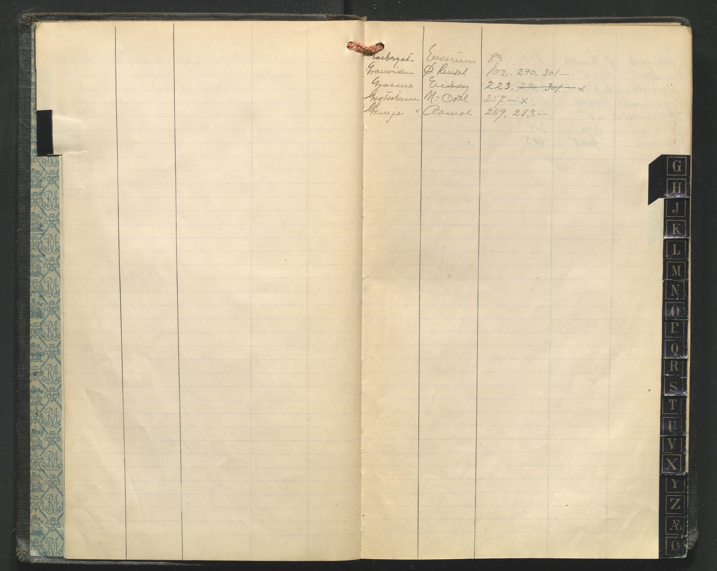 Hedmark og Østerdal jordskifterett, AV/SAH-JORDSKIFTEH-002/G/Ga/L0006/0001: Rettsbøker / Rettsbok - PI, 1921-1924