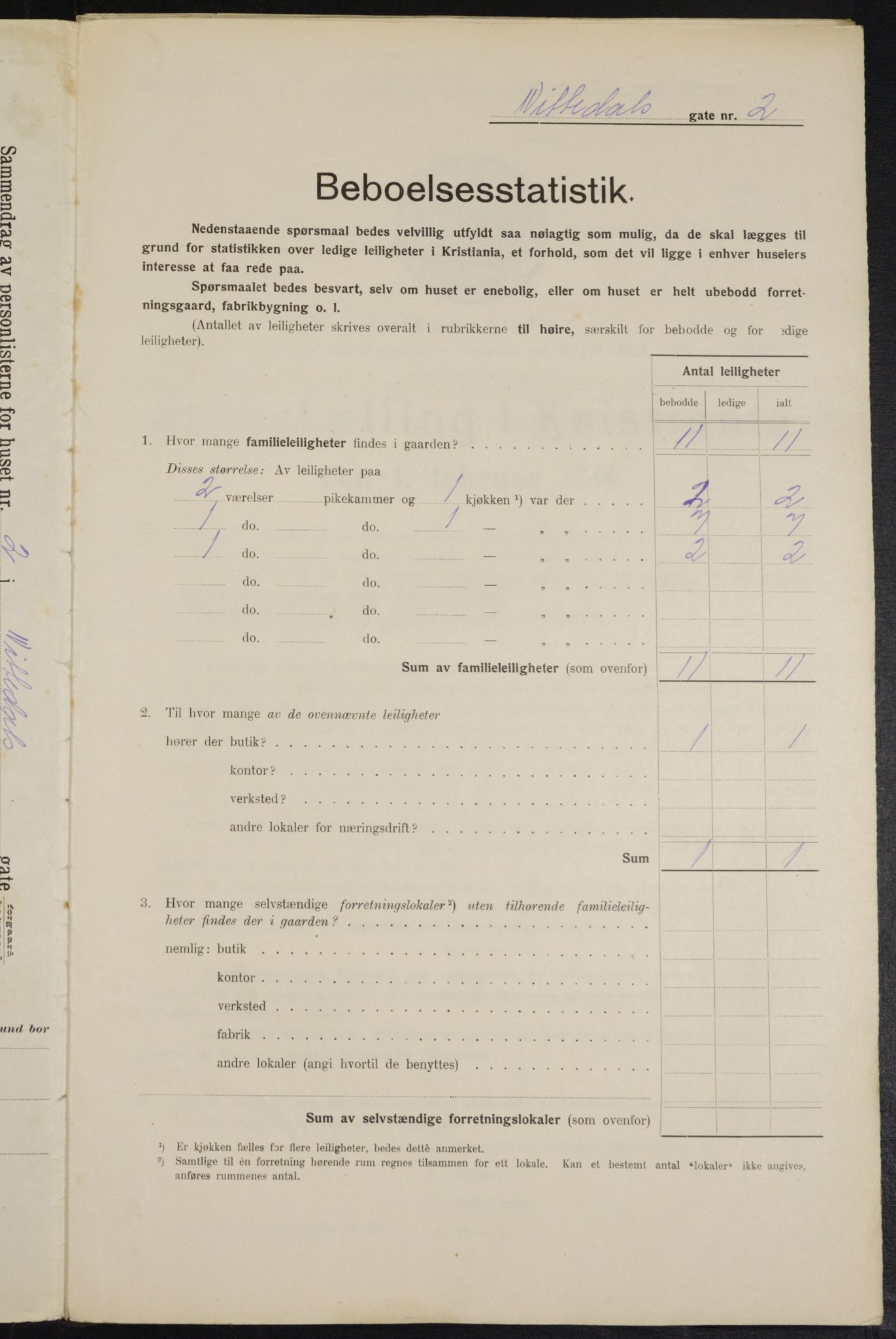 OBA, Municipal Census 1914 for Kristiania, 1914, p. 71221