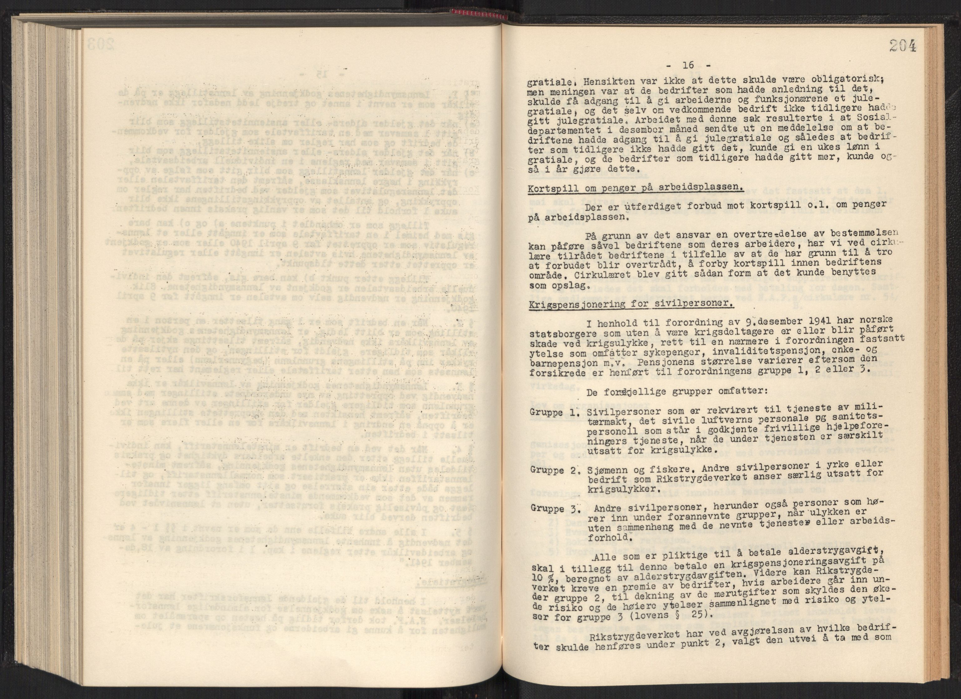 Teknologibedriftenes Landsforening TBL, AV/RA-PA-1700/A/Ad/L0006: Årsberetning med register, 1937-1943, p. 204