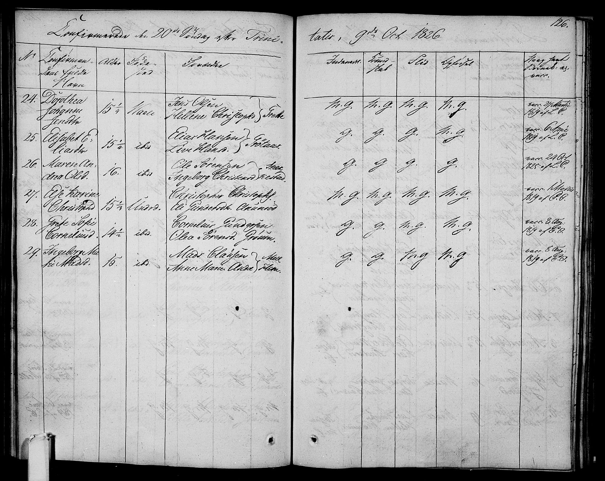 Våle kirkebøker, SAKO/A-334/F/Fa/L0008: Parish register (official) no. I 8, 1824-1844, p. 126