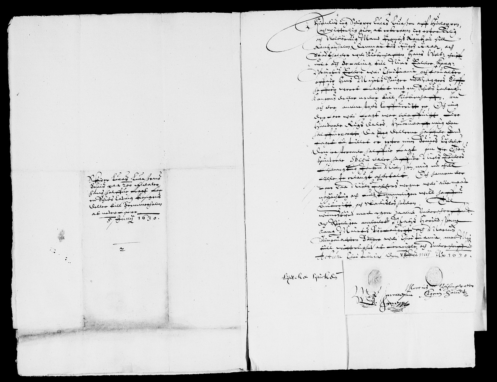 Rentekammeret inntil 1814, Reviderte regnskaper, Lensregnskaper, AV/RA-EA-5023/R/Rb/Rba/L0099: Akershus len, 1629-1631