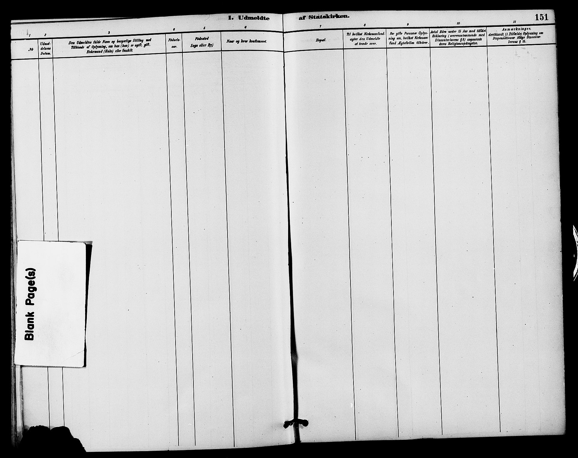 Vestre Slidre prestekontor, SAH/PREST-136/H/Ha/Hab/L0004: Parish register (copy) no. 4, 1881-1912, p. 151