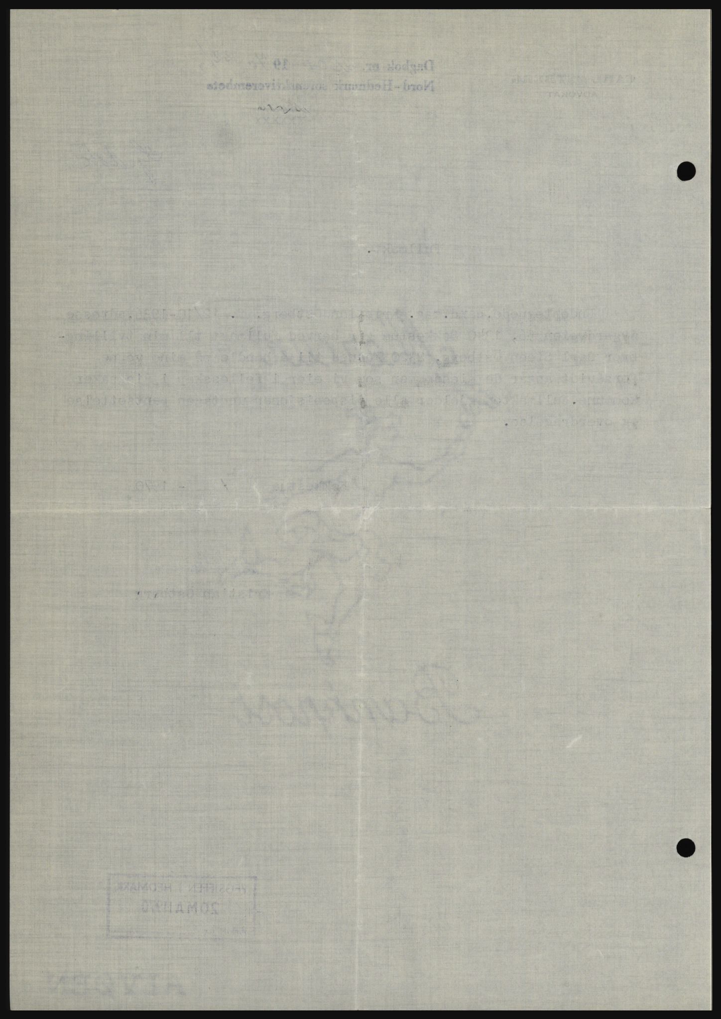 Nord-Hedmark sorenskriveri, SAH/TING-012/H/Hc/L0033: Mortgage book no. 33, 1970-1970, Diary no: : 2601/1970