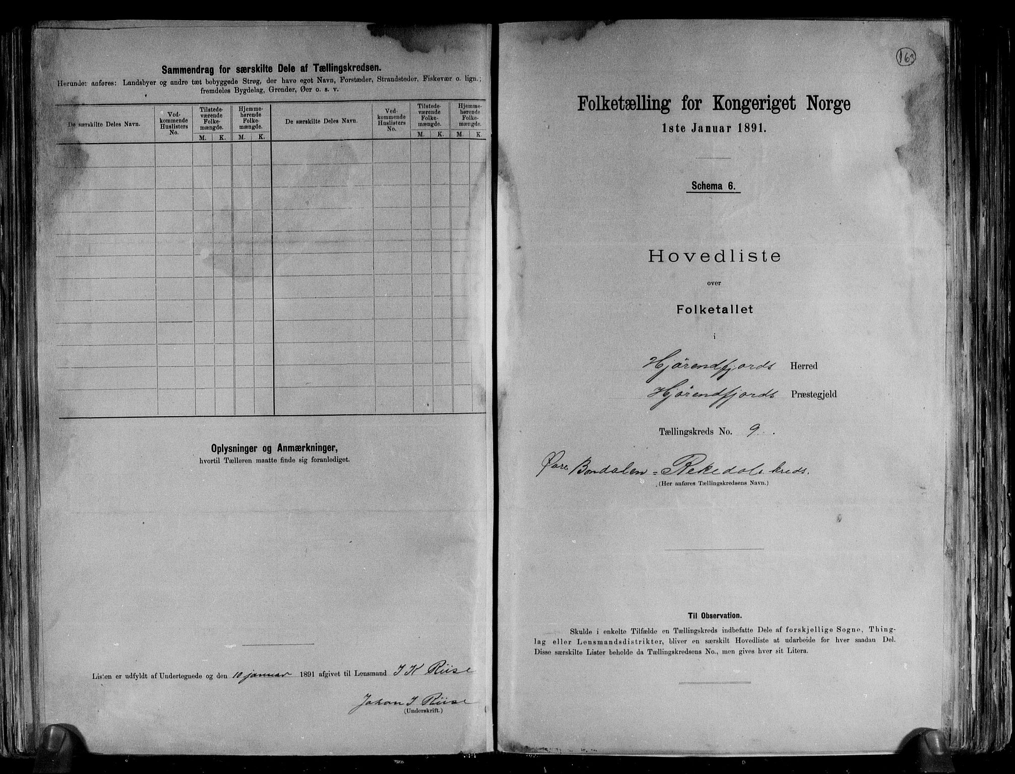 RA, 1891 census for 1522 Hjørundfjord, 1891, p. 21