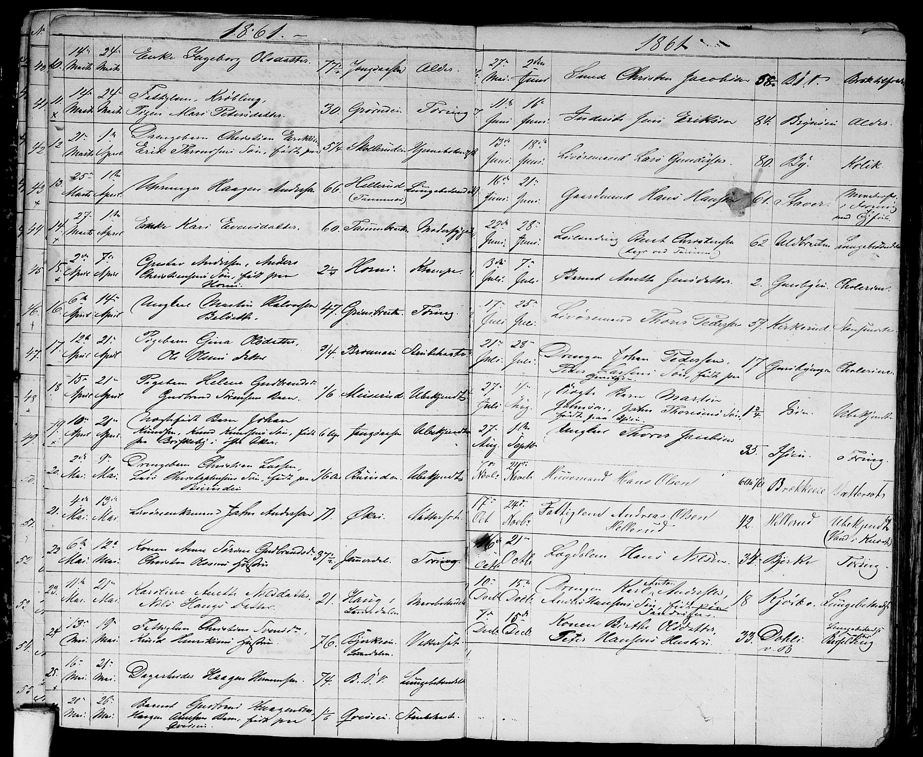 Asker prestekontor Kirkebøker, AV/SAO-A-10256a/G/Gb/L0001: Parish register (copy) no. II 1, 1856-1870