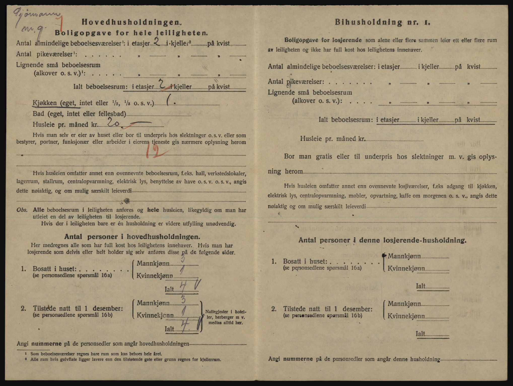 SATØ, 1920 census for Tromsø, 1920, p. 3926