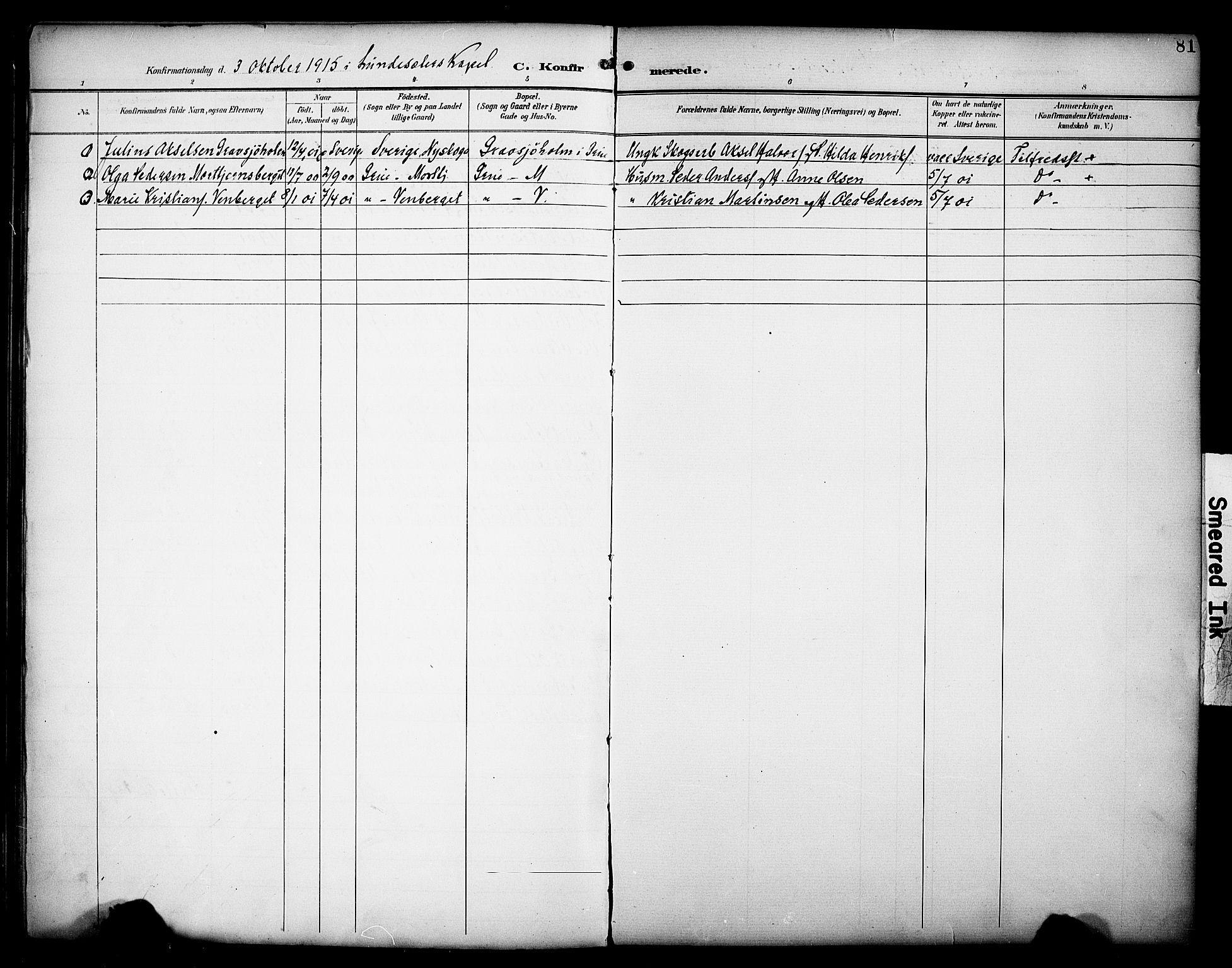 Grue prestekontor, AV/SAH-PREST-036/H/Ha/Haa/L0014: Parish register (official) no. 14, 1898-1915, p. 81