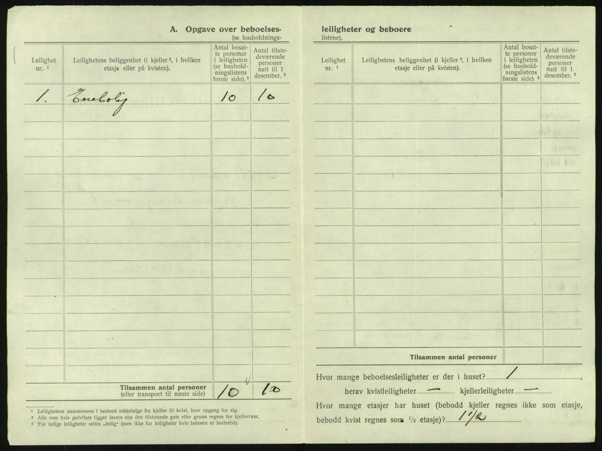 SAK, 1920 census for Lillesand, 1920, p. 30