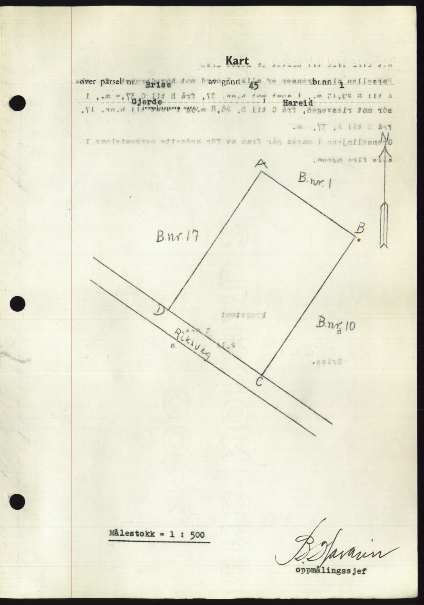 Søre Sunnmøre sorenskriveri, AV/SAT-A-4122/1/2/2C/L0092: Mortgage book no. 18A, 1952-1952, Diary no: : 1746/1952