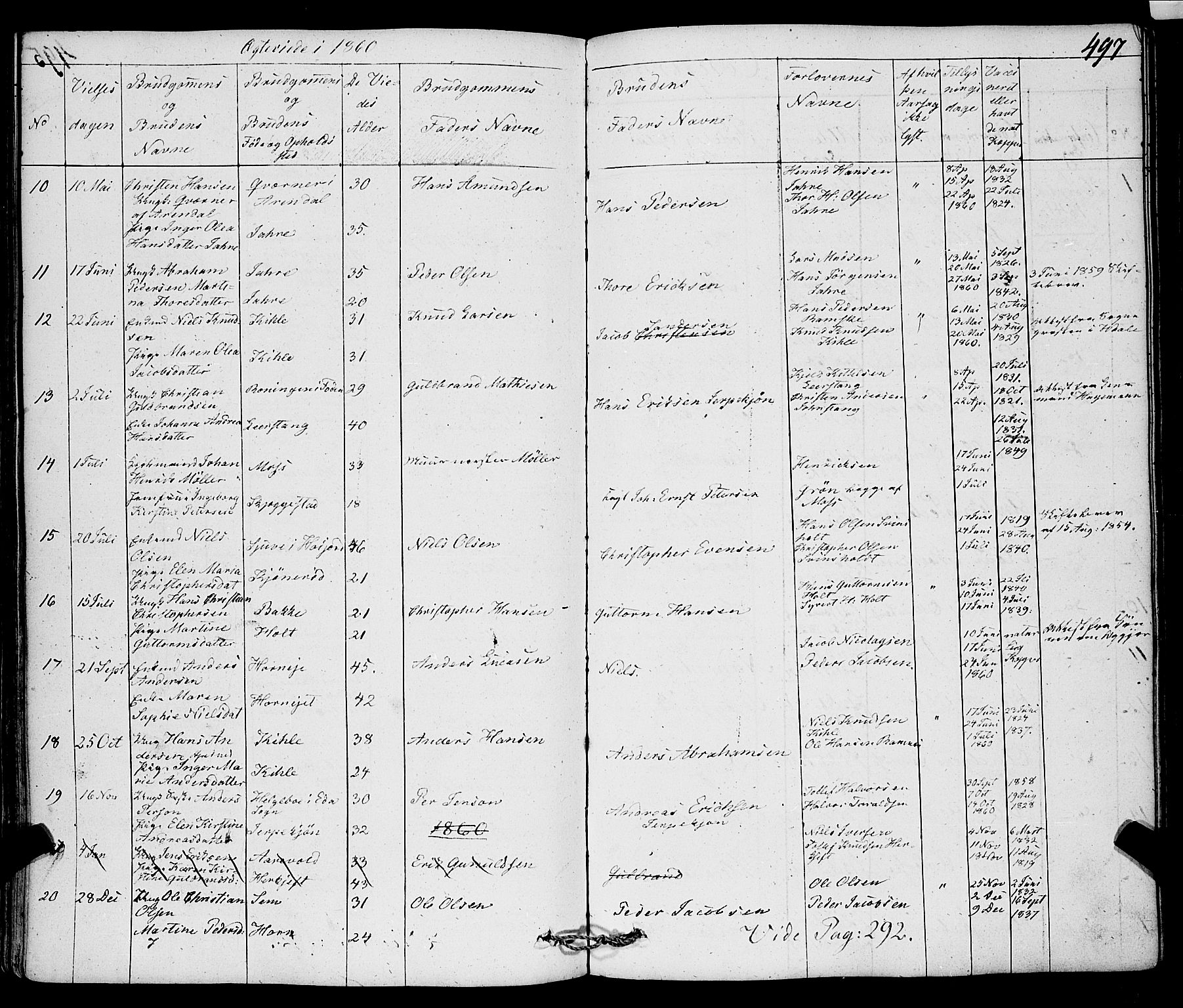 Ramnes kirkebøker, AV/SAKO-A-314/F/Fa/L0005: Parish register (official) no. I 5, 1841-1861, p. 496-497