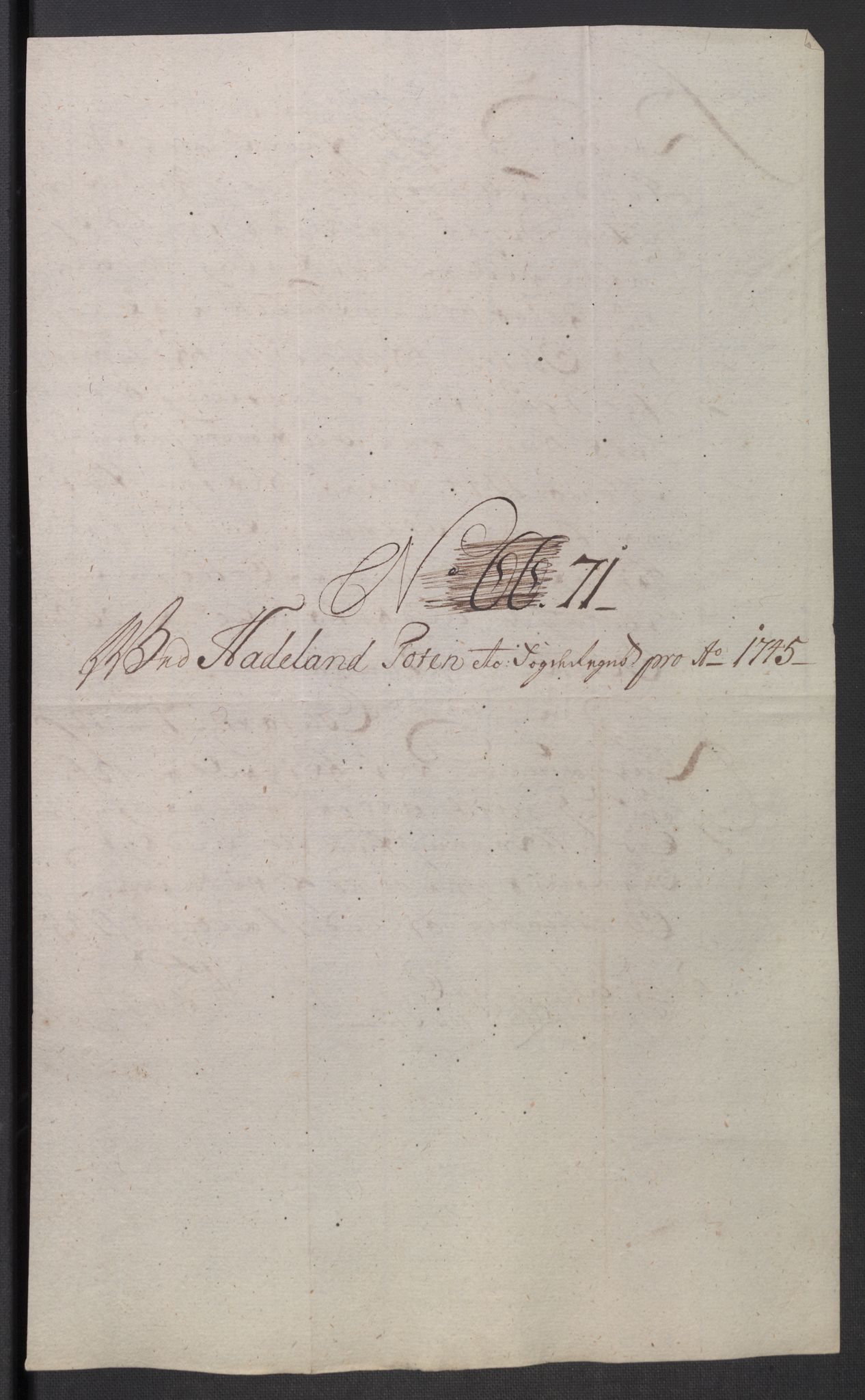 Rentekammeret inntil 1814, Reviderte regnskaper, Fogderegnskap, AV/RA-EA-4092/R18/L1345: Fogderegnskap Hadeland, Toten og Valdres, 1745-1746, p. 301