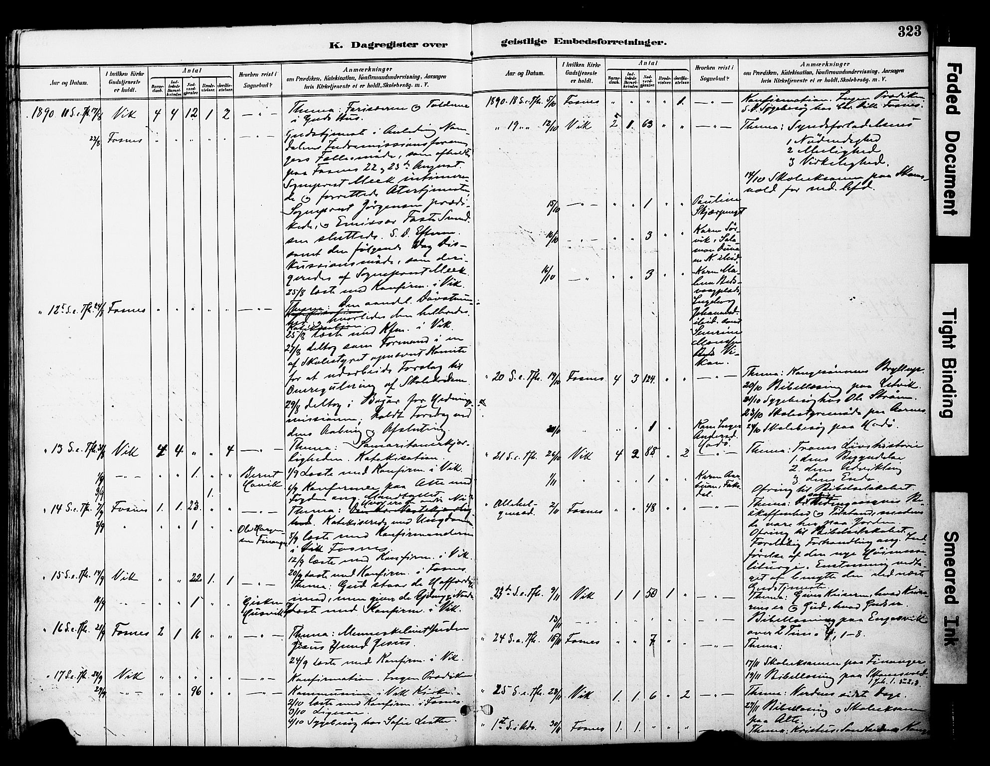 Ministerialprotokoller, klokkerbøker og fødselsregistre - Nord-Trøndelag, AV/SAT-A-1458/774/L0628: Parish register (official) no. 774A02, 1887-1903, p. 323