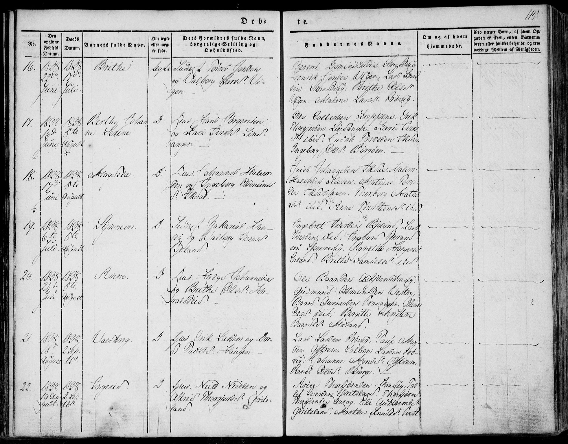 Skjold sokneprestkontor, SAST/A-101847/H/Ha/Haa/L0006: Parish register (official) no. A 6.1, 1835-1858, p. 115