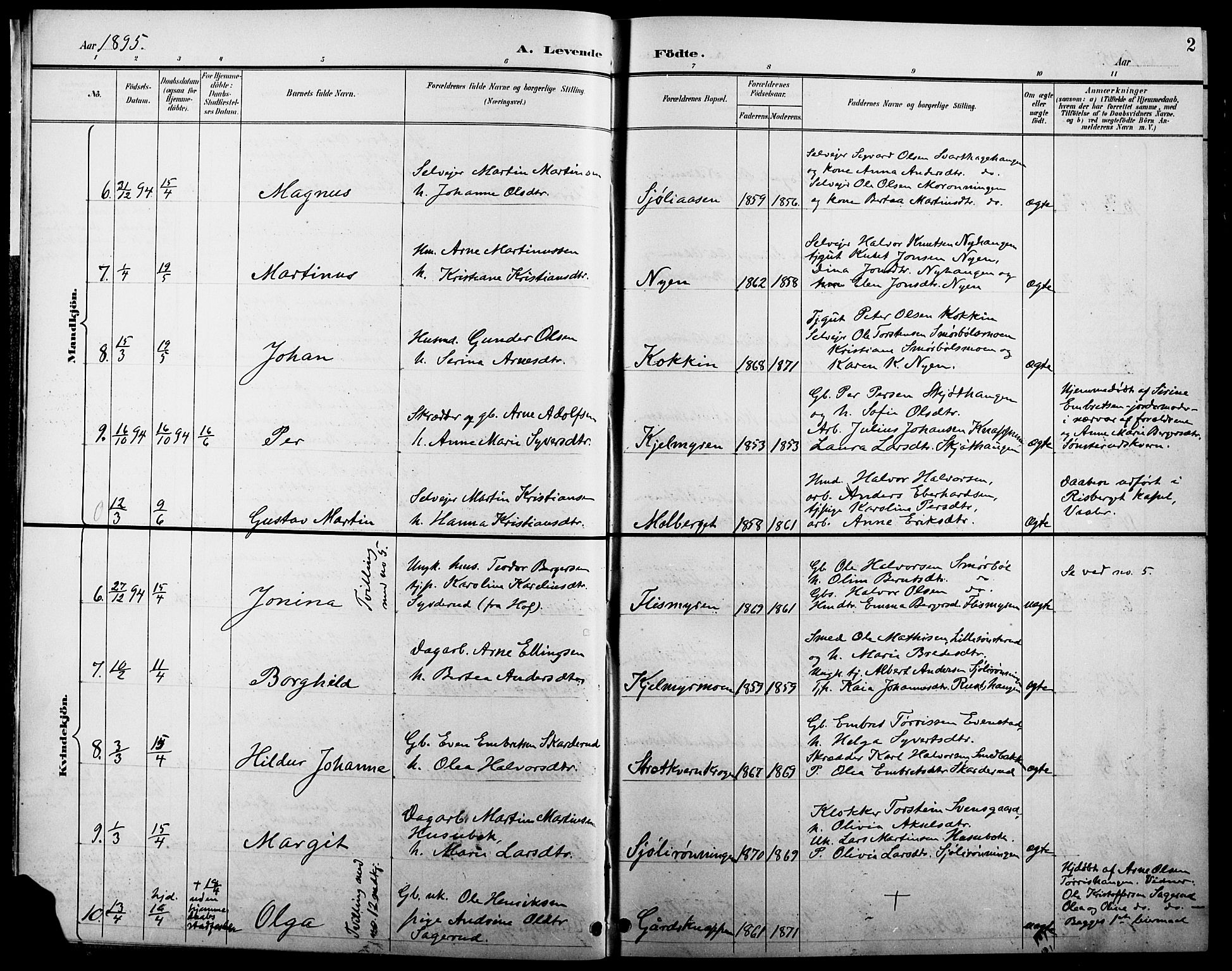 Åsnes prestekontor, AV/SAH-PREST-042/H/Ha/Hab/L0005: Parish register (copy) no. 5, 1895-1920, p. 2