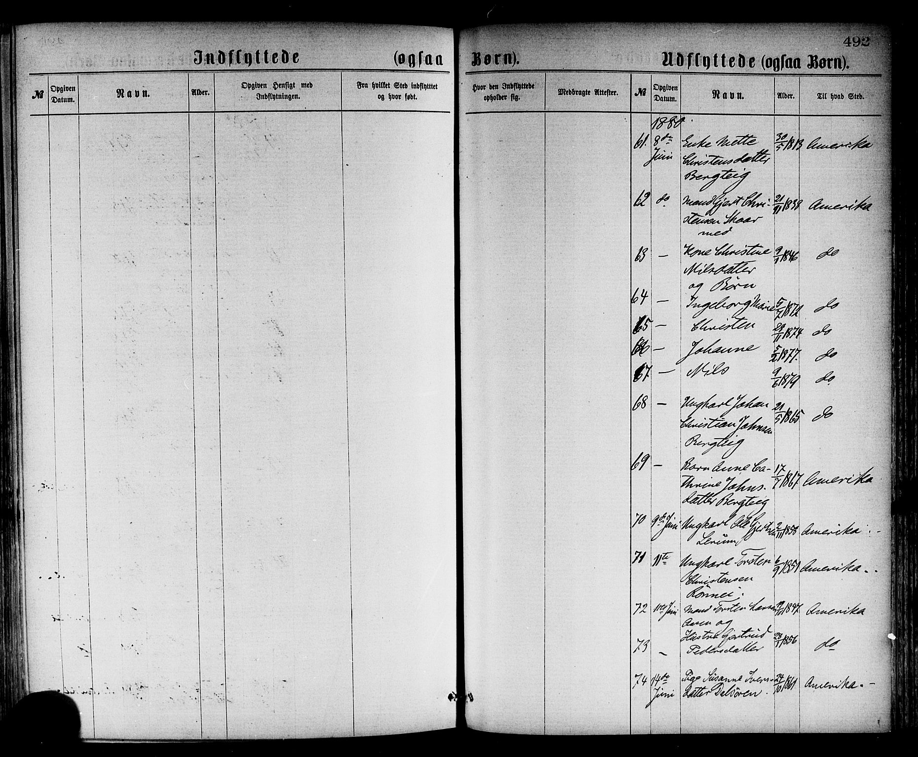 Luster sokneprestembete, AV/SAB-A-81101/H/Haa/Haaa/L0010: Parish register (official) no. A 10, 1871-1886, p. 492