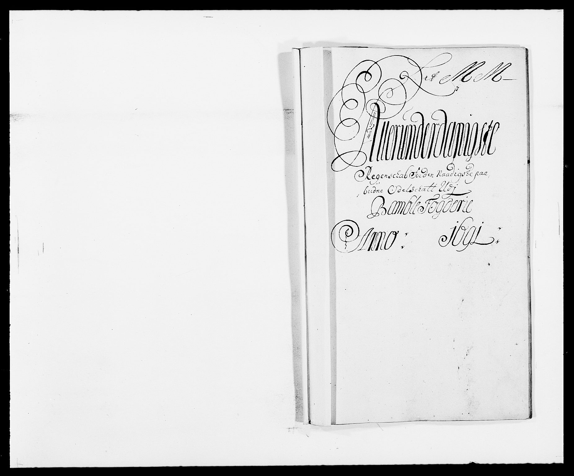 Rentekammeret inntil 1814, Reviderte regnskaper, Fogderegnskap, RA/EA-4092/R34/L2051: Fogderegnskap Bamble, 1688-1691, p. 210