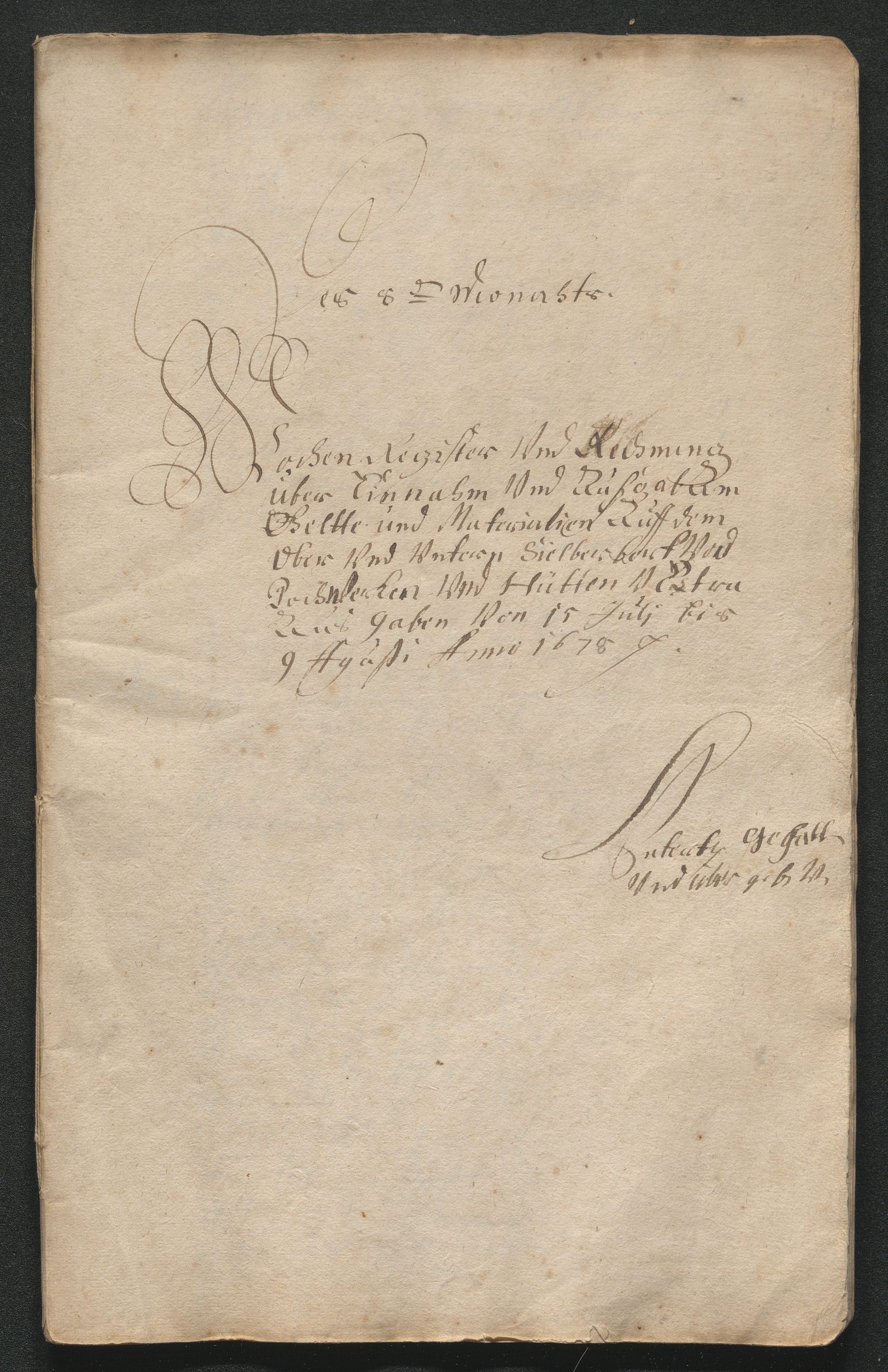 Kongsberg Sølvverk 1623-1816, AV/SAKO-EA-3135/001/D/Dc/Dcd/L0045: Utgiftsregnskap for gruver m.m. , 1678, p. 442