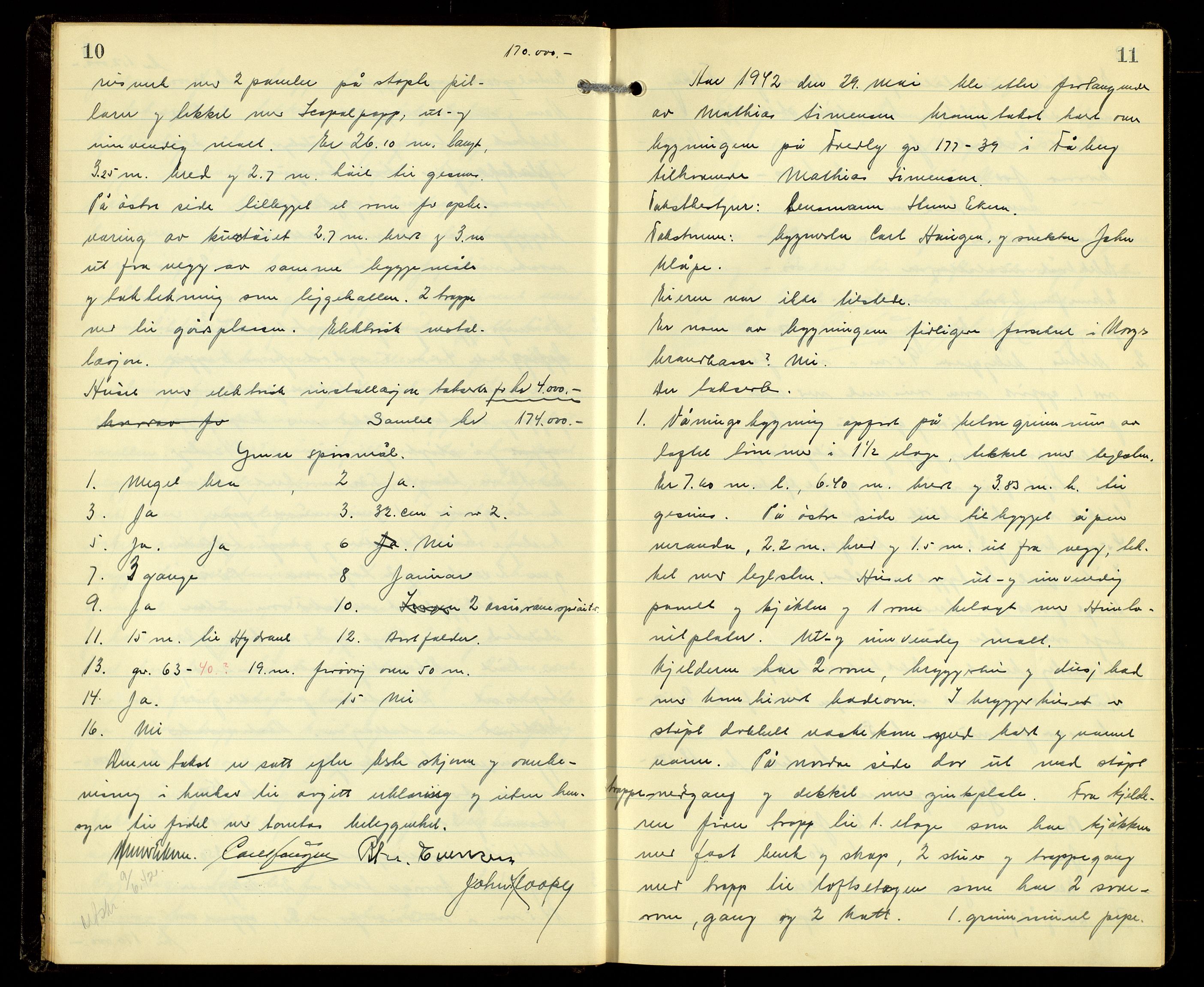 Norges Brannkasse, Fåberg, AV/SAH-NBRANF-041/F/L0003: Branntakstprotokoll, 1942-1947, p. 10-11