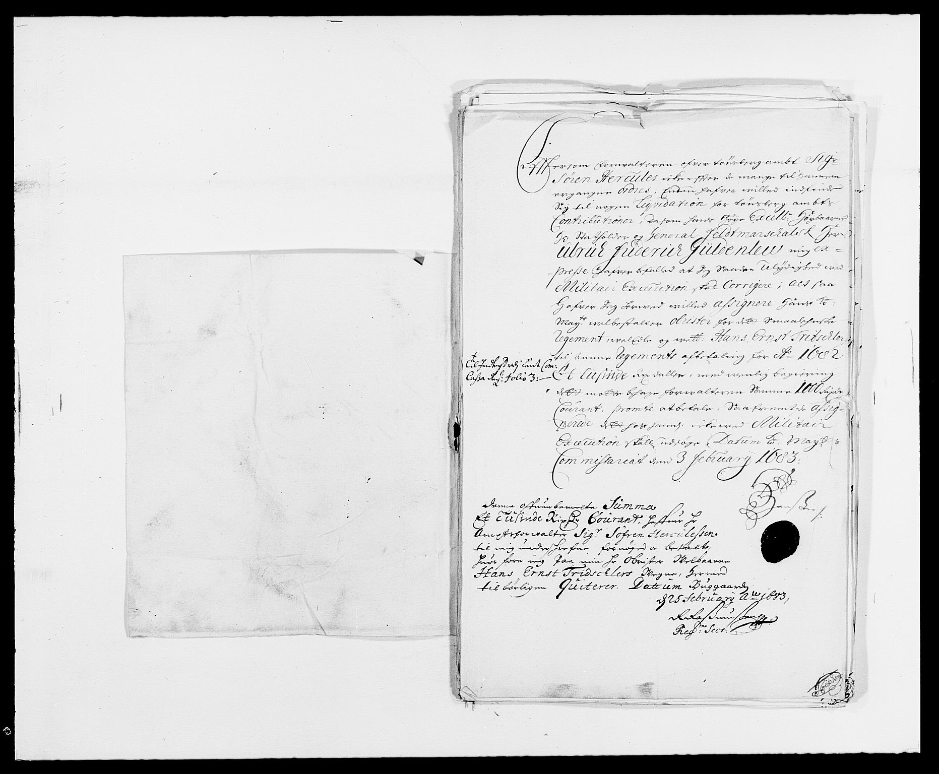 Rentekammeret inntil 1814, Reviderte regnskaper, Fogderegnskap, RA/EA-4092/R32/L1853: Fogderegnskap Jarlsberg grevskap, 1683, p. 170
