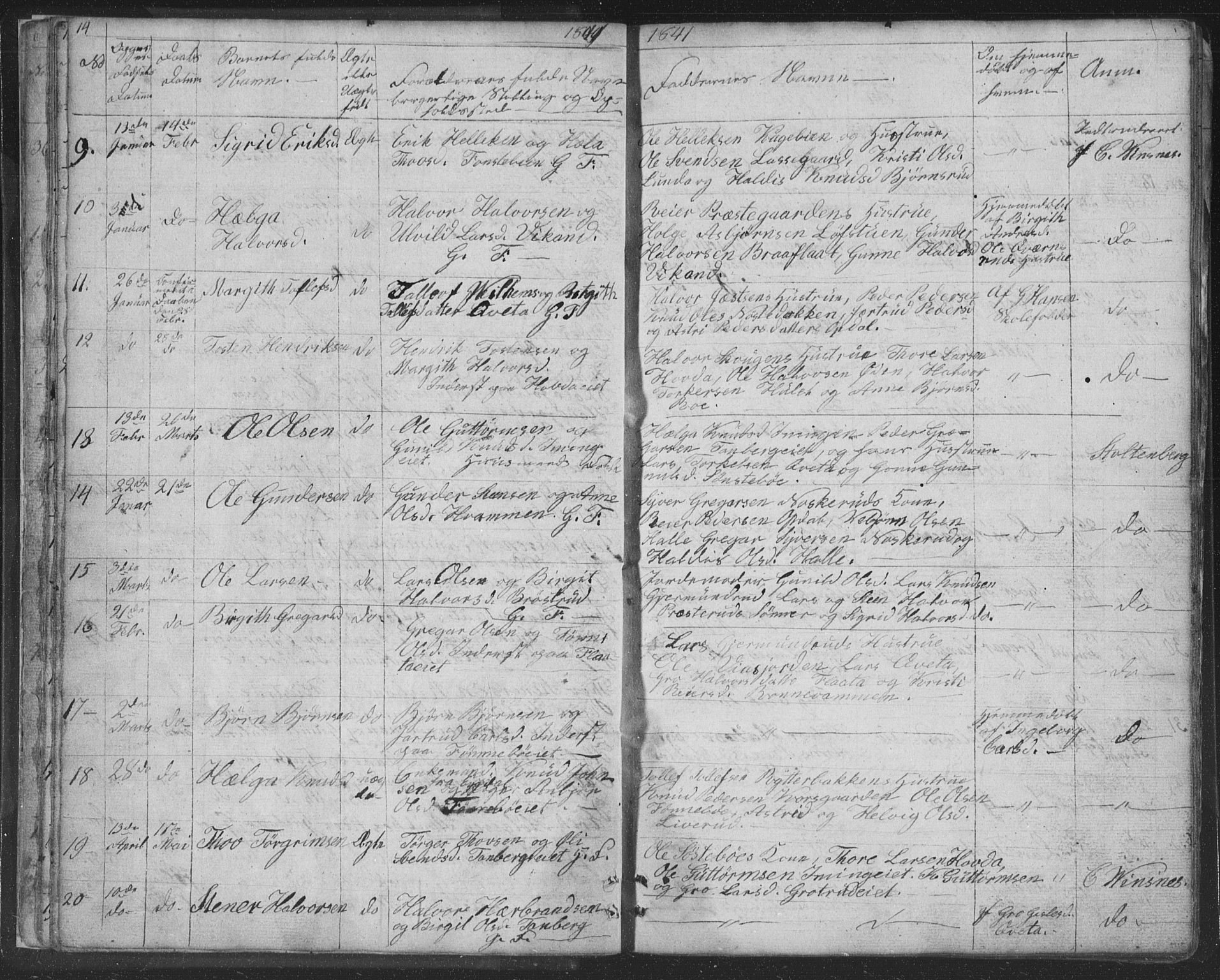 Nore kirkebøker, AV/SAKO-A-238/F/Fc/L0002: Parish register (official) no. III 2, 1836-1861, p. 14