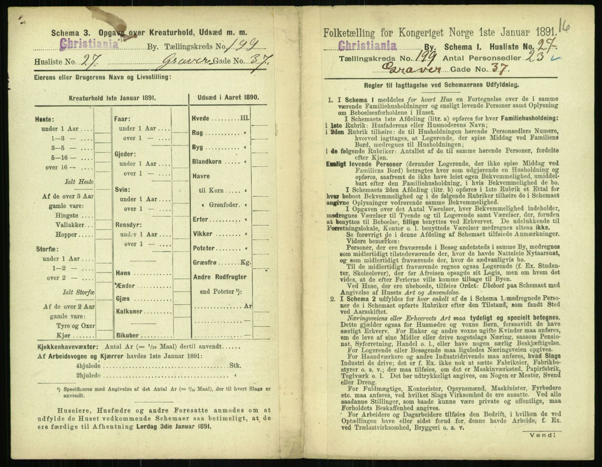 RA, 1891 census for 0301 Kristiania, 1891, p. 119738