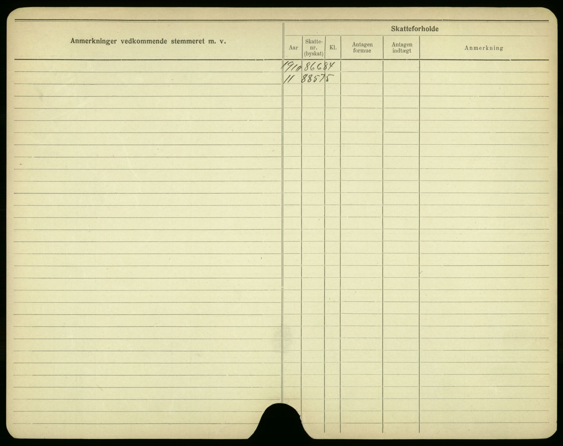 Oslo folkeregister, Registerkort, AV/SAO-A-11715/F/Fa/Fac/L0002: Menn, 1906-1914, p. 668b