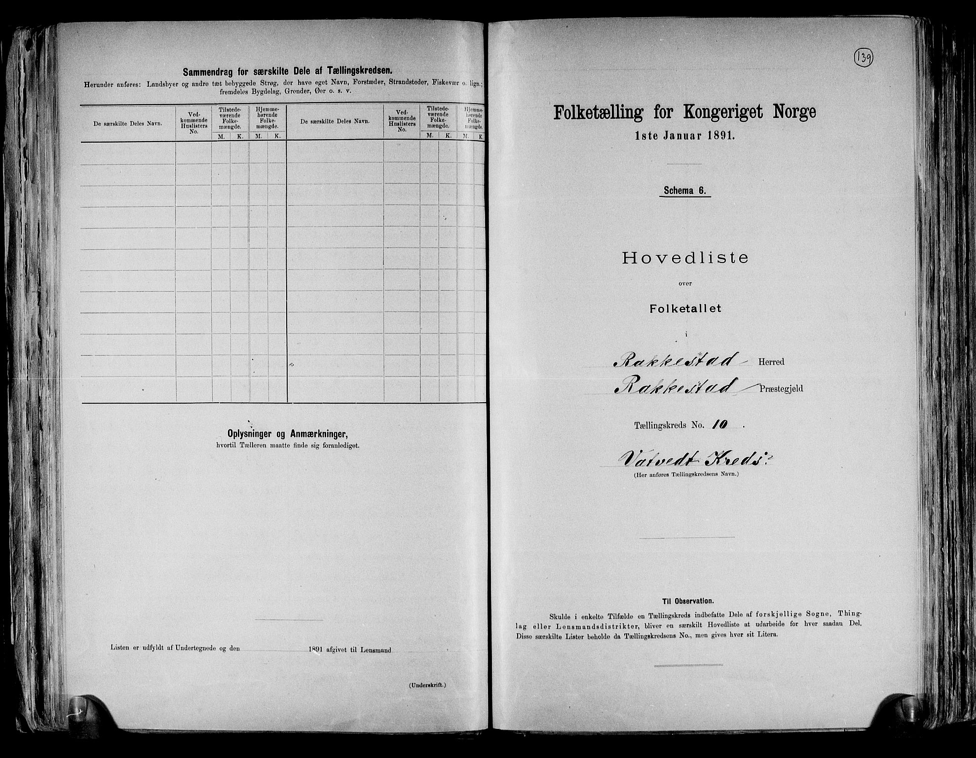 RA, 1891 census for 0128 Rakkestad, 1891, p. 30