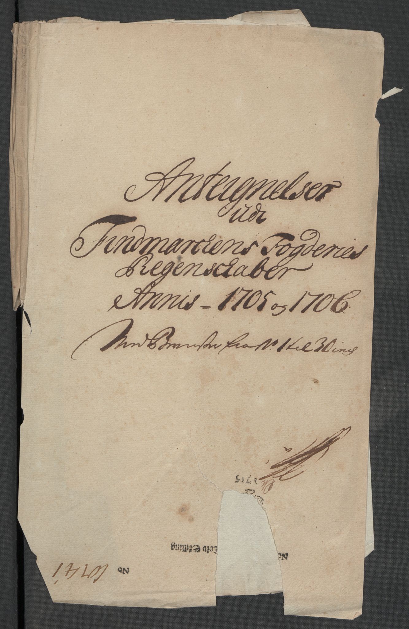 Rentekammeret inntil 1814, Reviderte regnskaper, Fogderegnskap, AV/RA-EA-4092/R69/L4853: Fogderegnskap Finnmark/Vardøhus, 1705-1706, p. 270