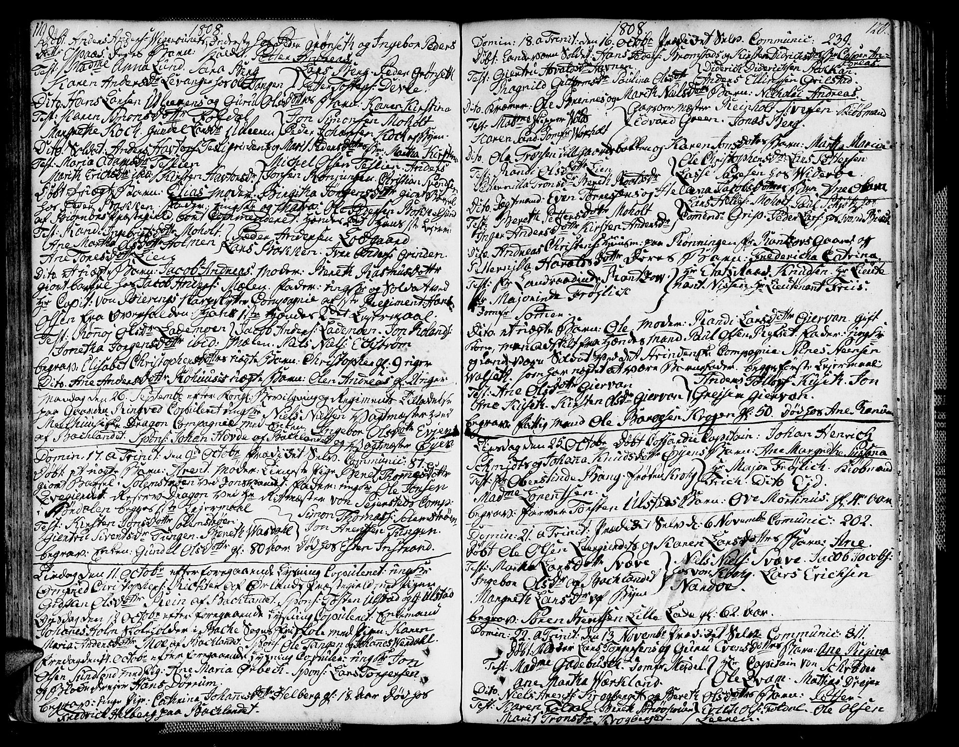 Ministerialprotokoller, klokkerbøker og fødselsregistre - Sør-Trøndelag, SAT/A-1456/604/L0181: Parish register (official) no. 604A02, 1798-1817, p. 119-120
