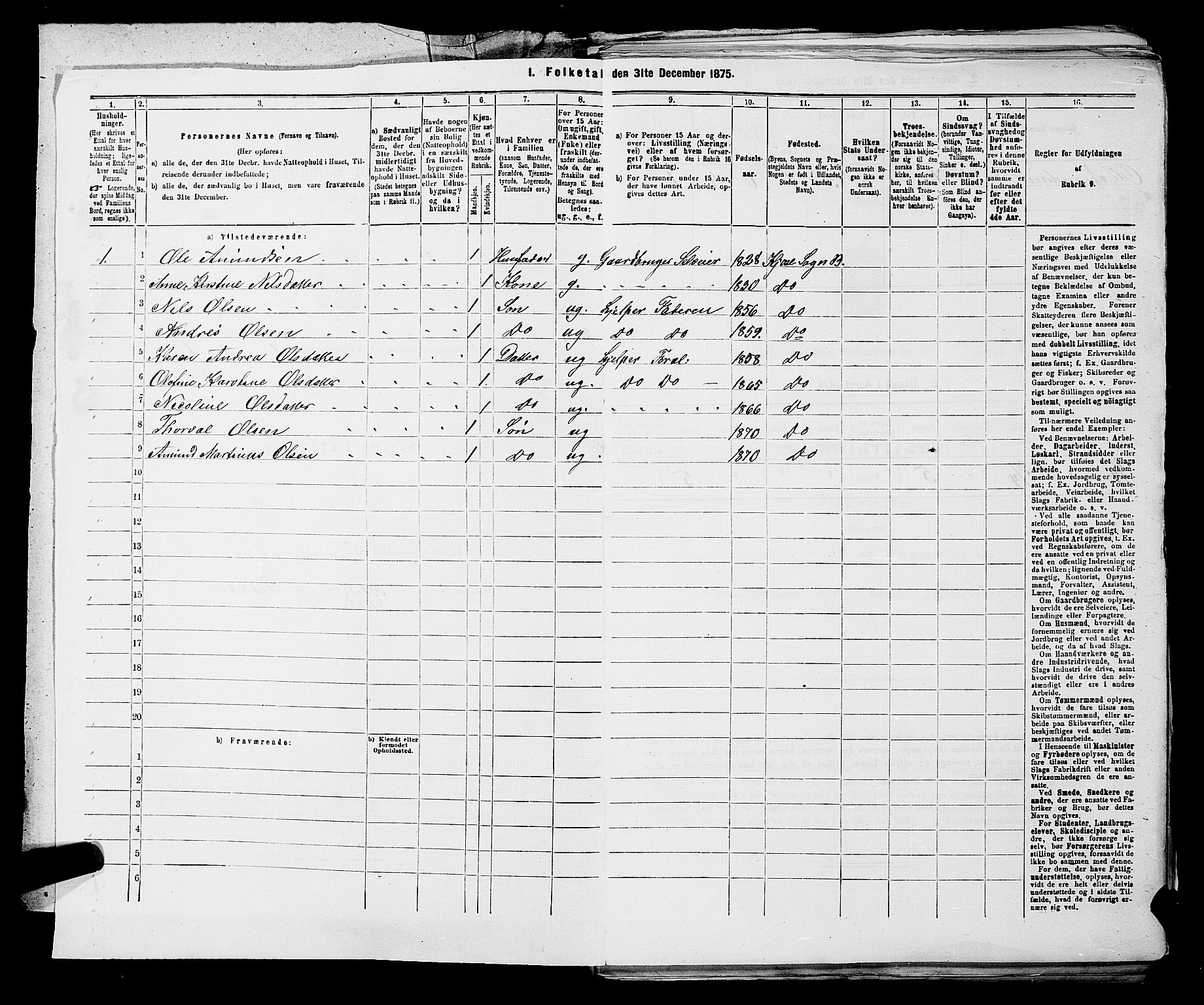 SAKO, 1875 census for 0726P Brunlanes, 1875, p. 64