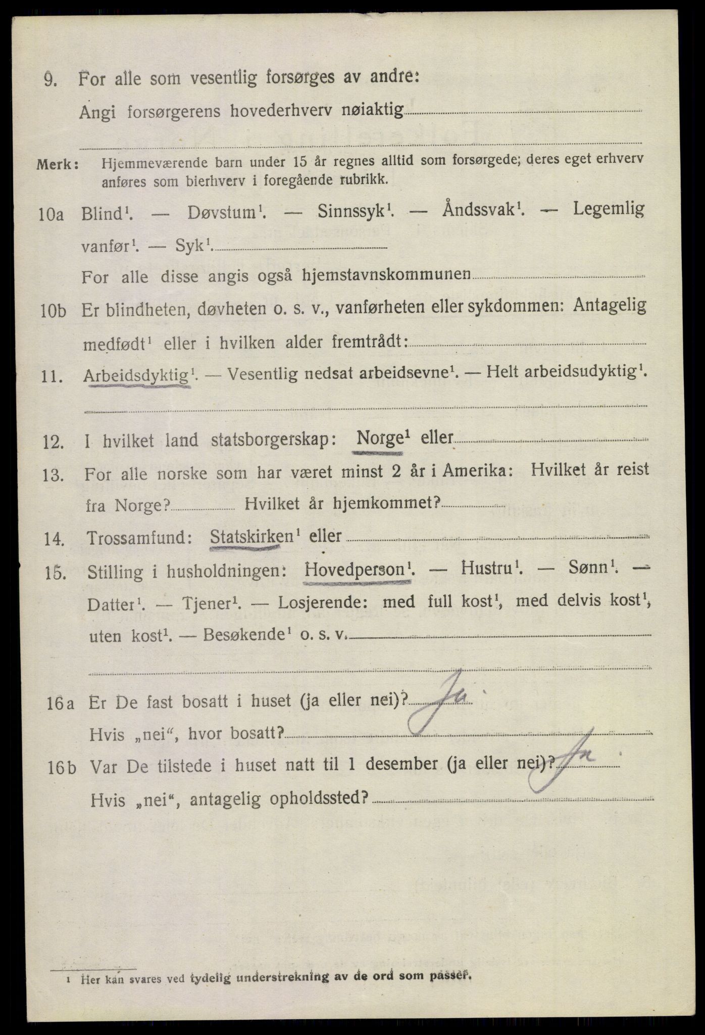 SAKO, 1920 census for Lier, 1920, p. 12495