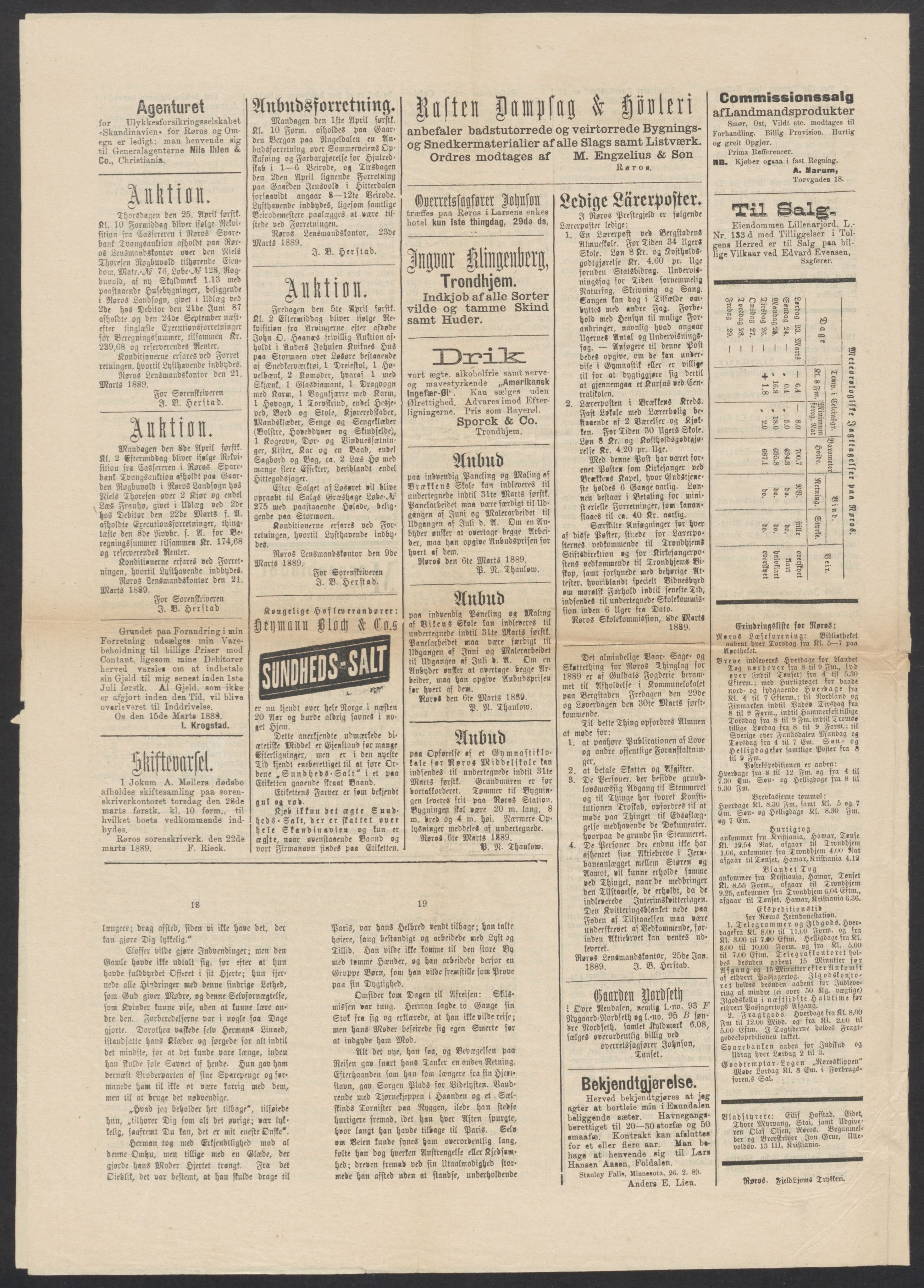 Landbruksdepartementet, Kontorer for reindrift og ferskvannsfiske, AV/RA-S-1247/2/E/Eb/L0014: Lappekommisjonen, 1885-1890, p. 478