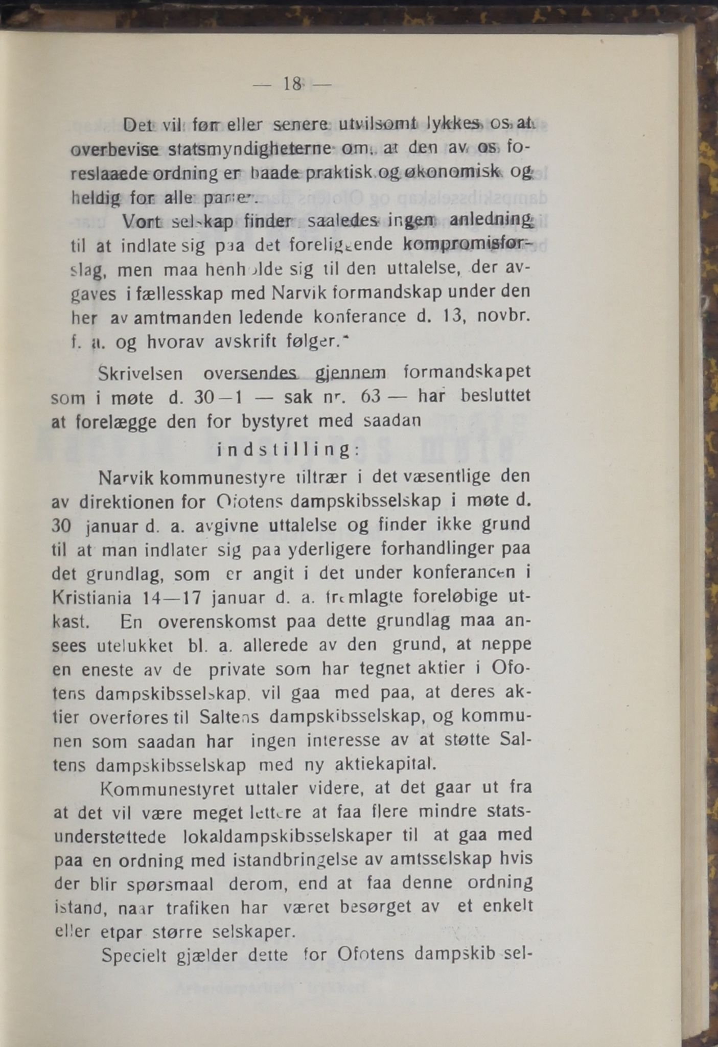 Narvik kommune. Formannskap , AIN/K-18050.150/A/Ab/L0004: Møtebok, 1914