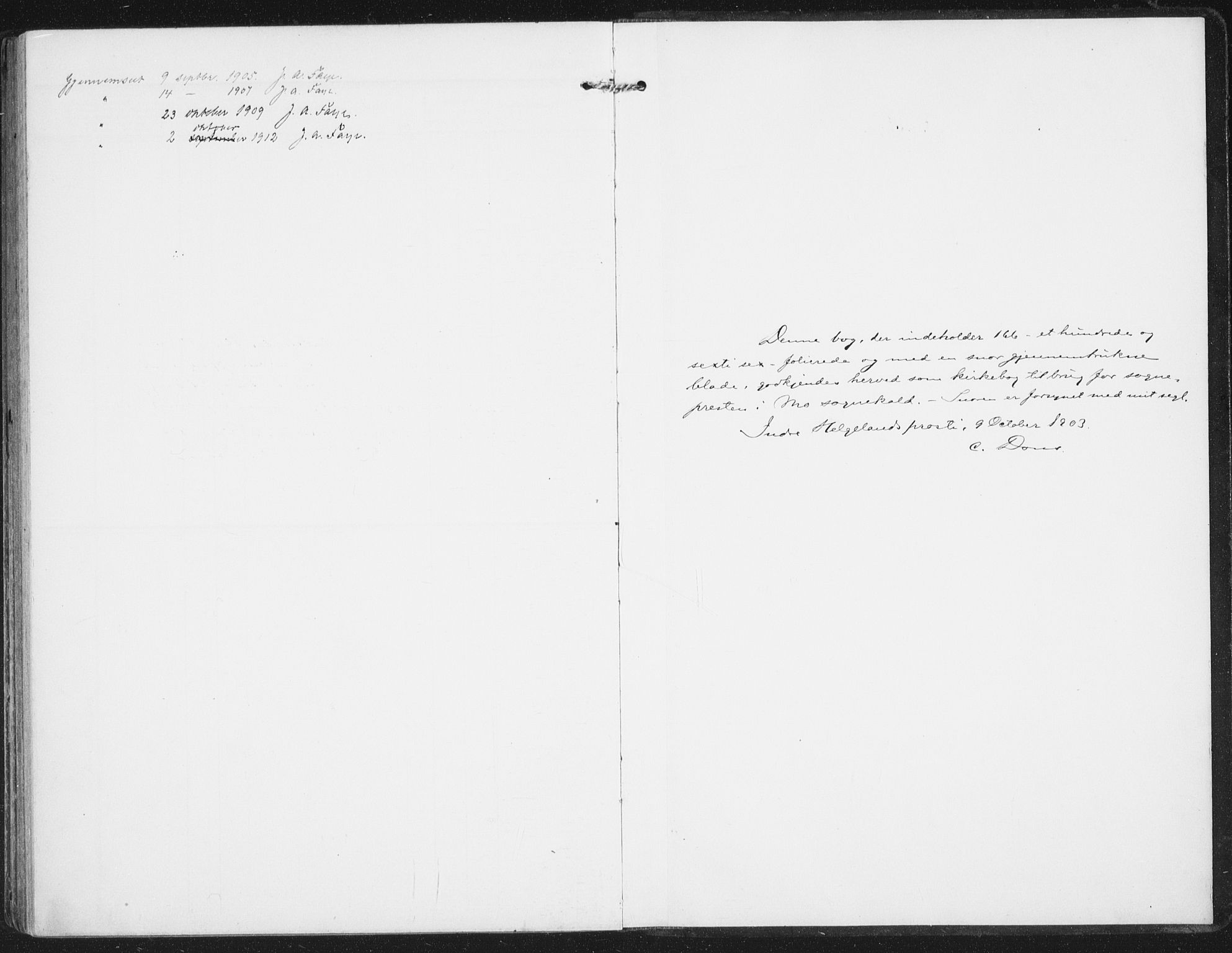 Ministerialprotokoller, klokkerbøker og fødselsregistre - Nordland, SAT/A-1459/827/L0402: Parish register (official) no. 827A14, 1903-1912