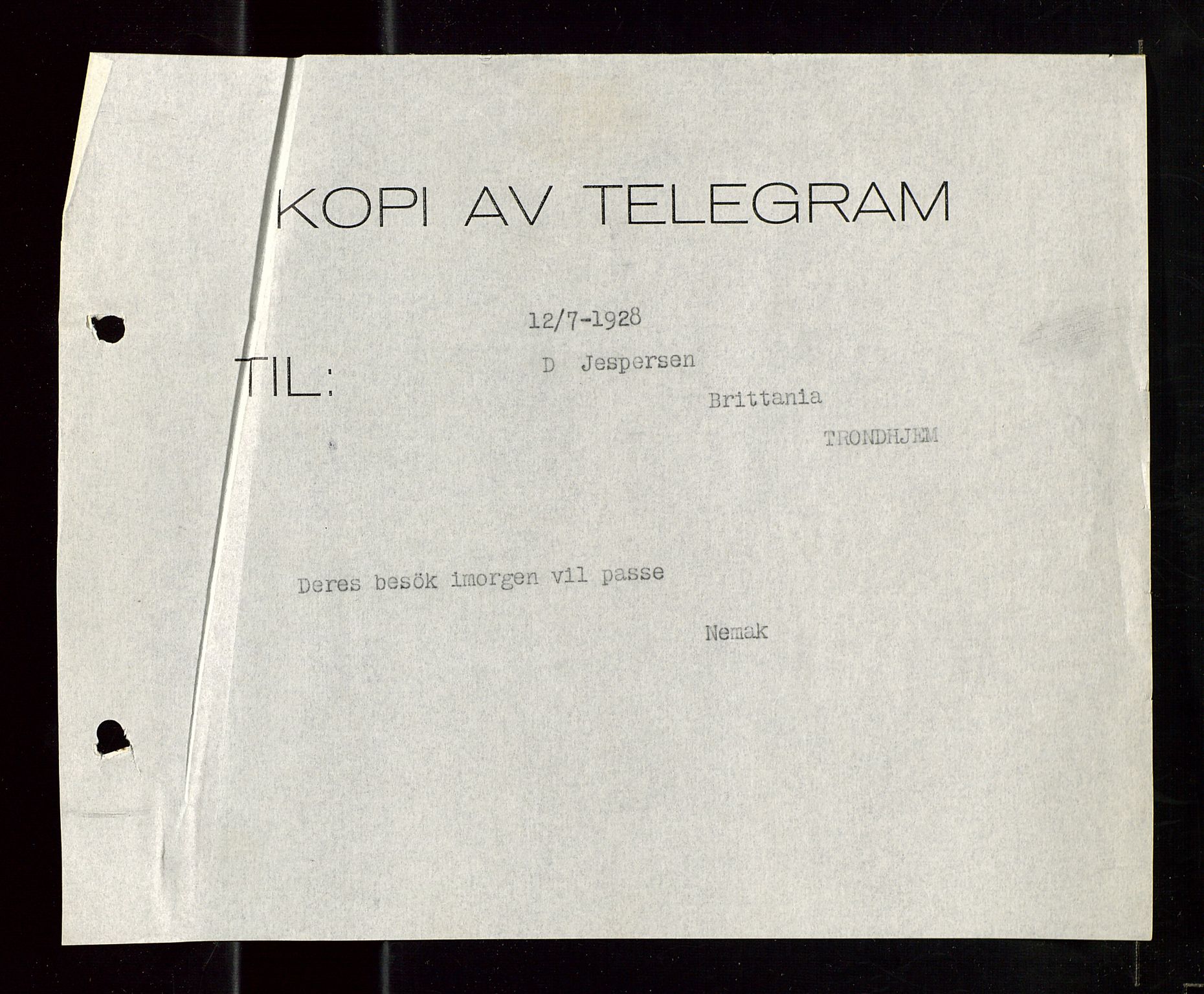 Pa 1521 - A/S Norske Shell, AV/SAST-A-101915/E/Ea/Eaa/L0023: Sjefskorrespondanse, 1928, p. 14