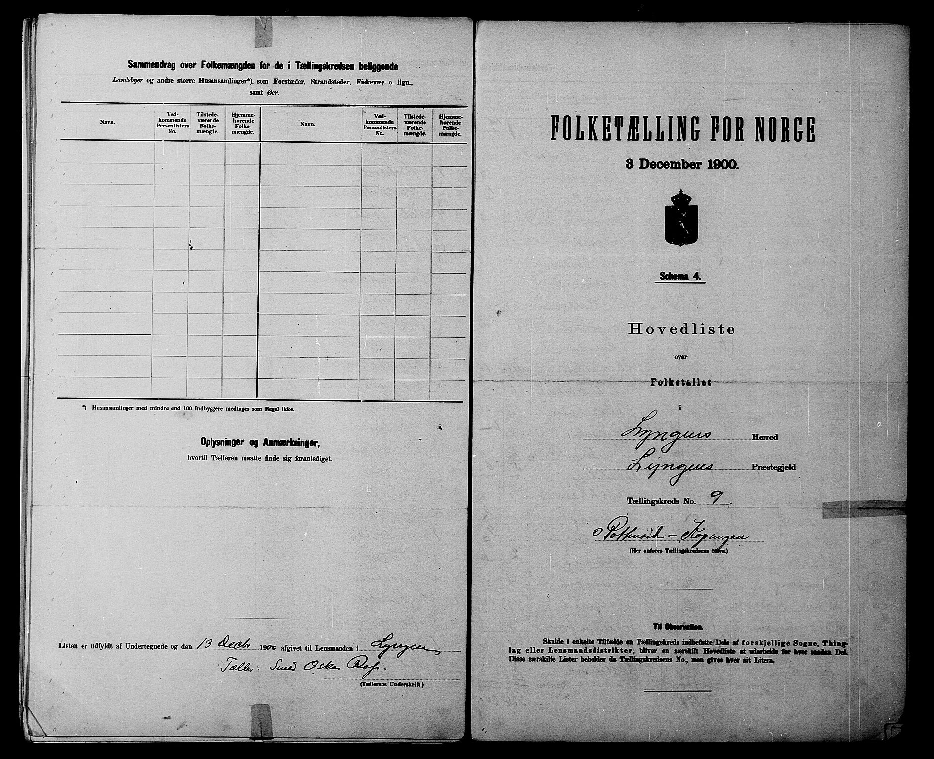 SATØ, 1900 census for Lyngen, 1900, p. 24