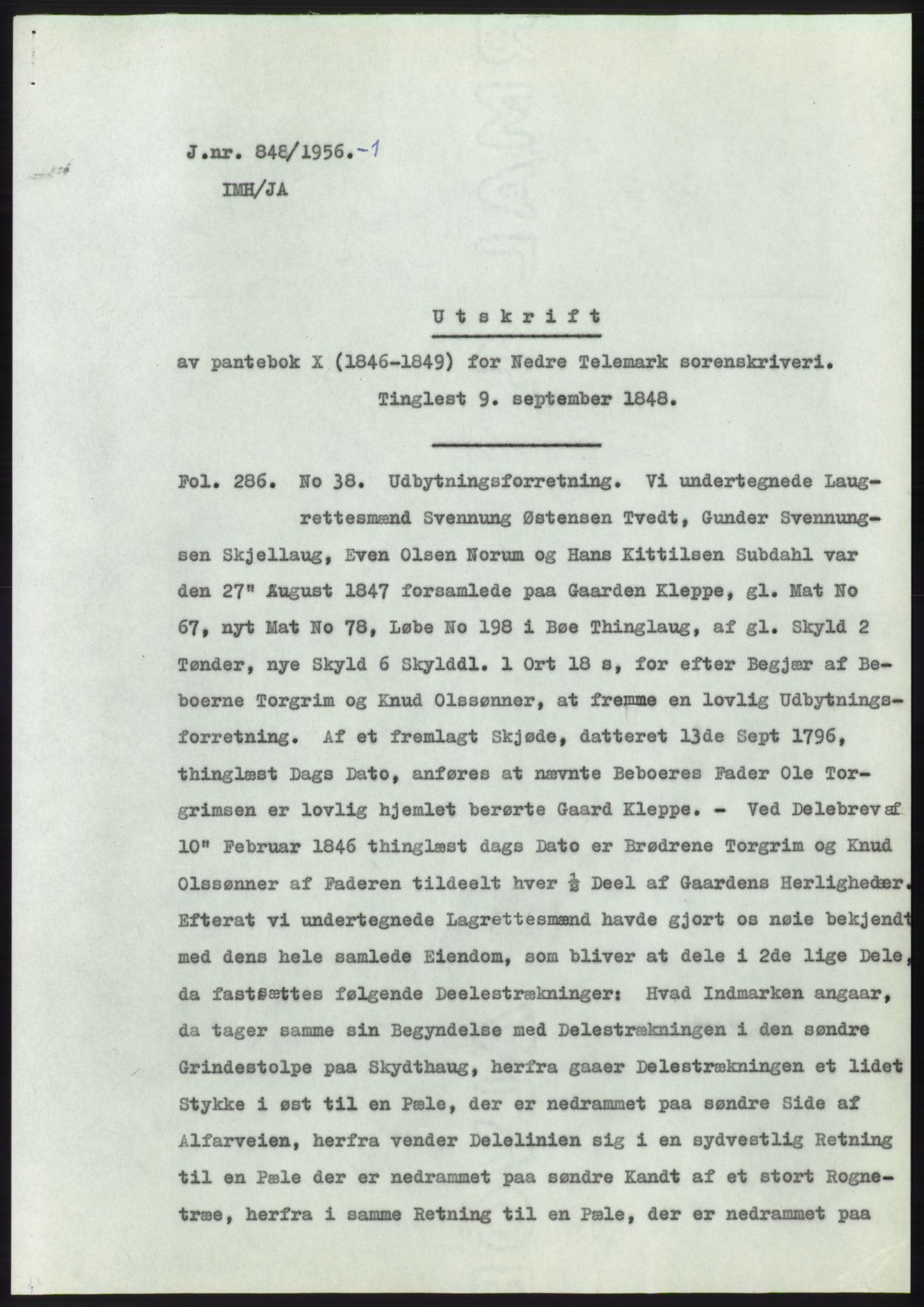 Statsarkivet i Kongsberg, SAKO/A-0001, 1956, p. 81
